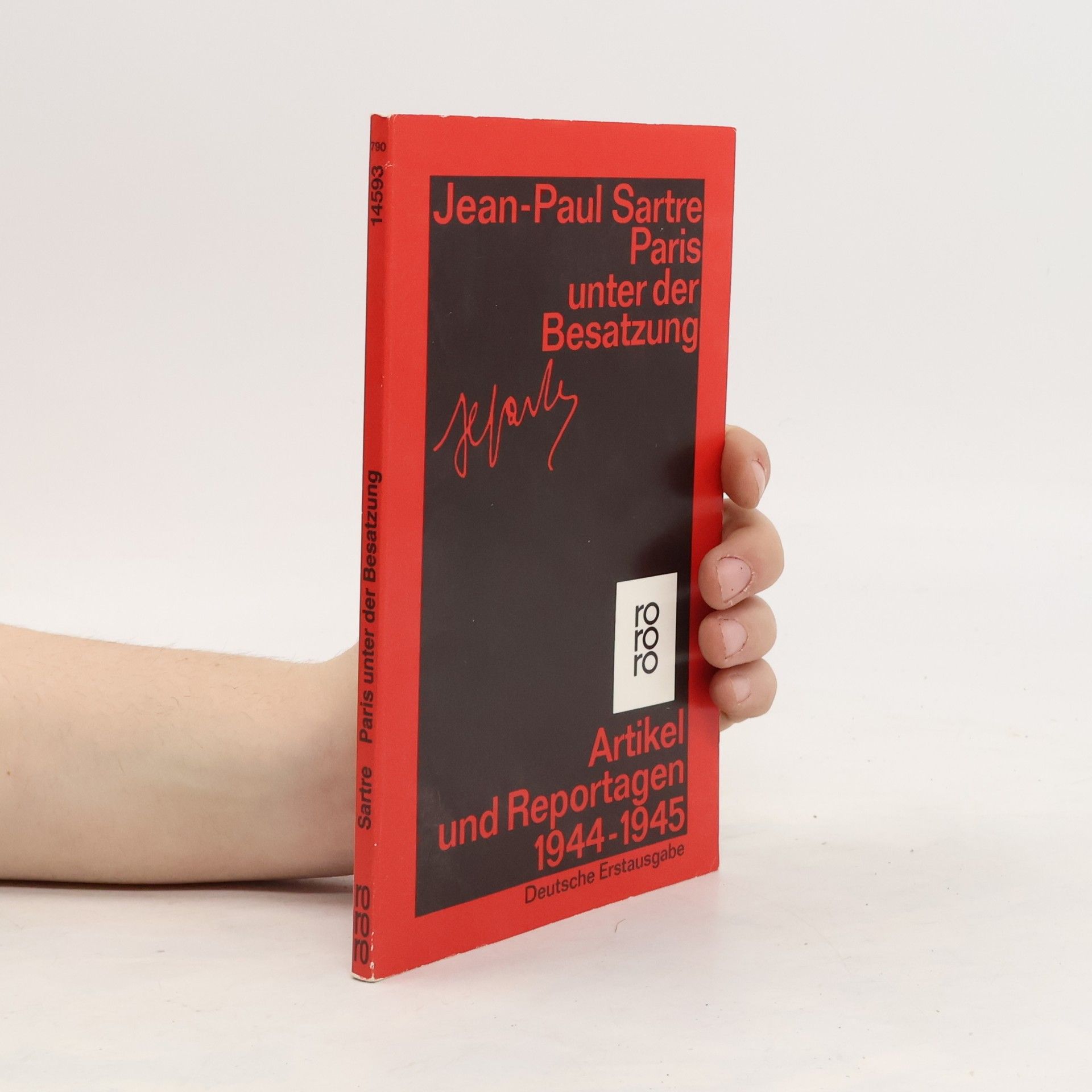 Jean-Paul Sartre Paris unter der Besatzung. Artikel und Reportagen 1944-1945