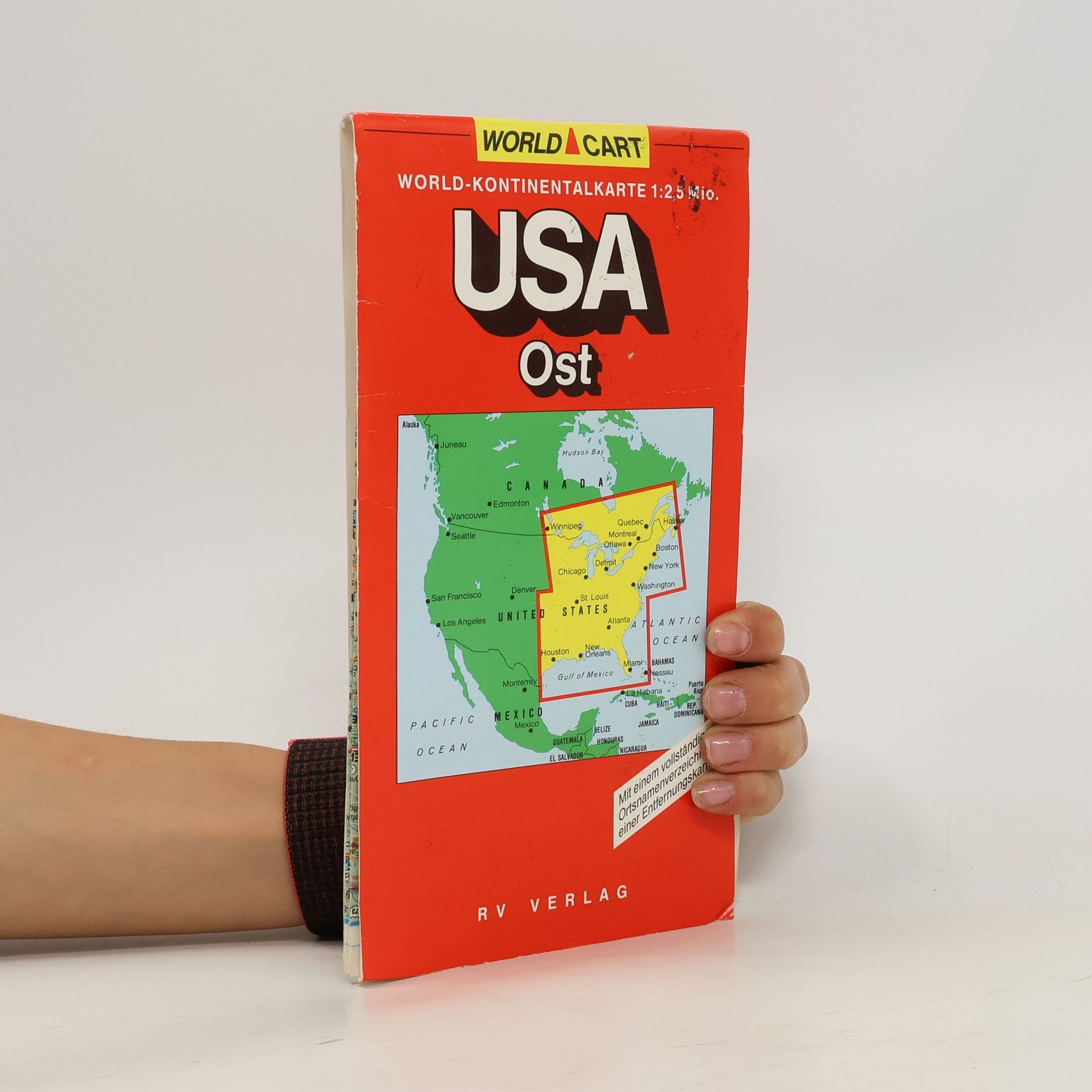Autores varios USA. Ost. World - Kontinentalkarte 1:2,5 Mio