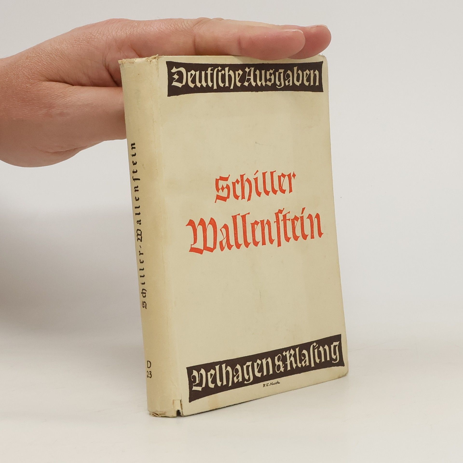 Friedrich Schiller Schiller. Wallenstein