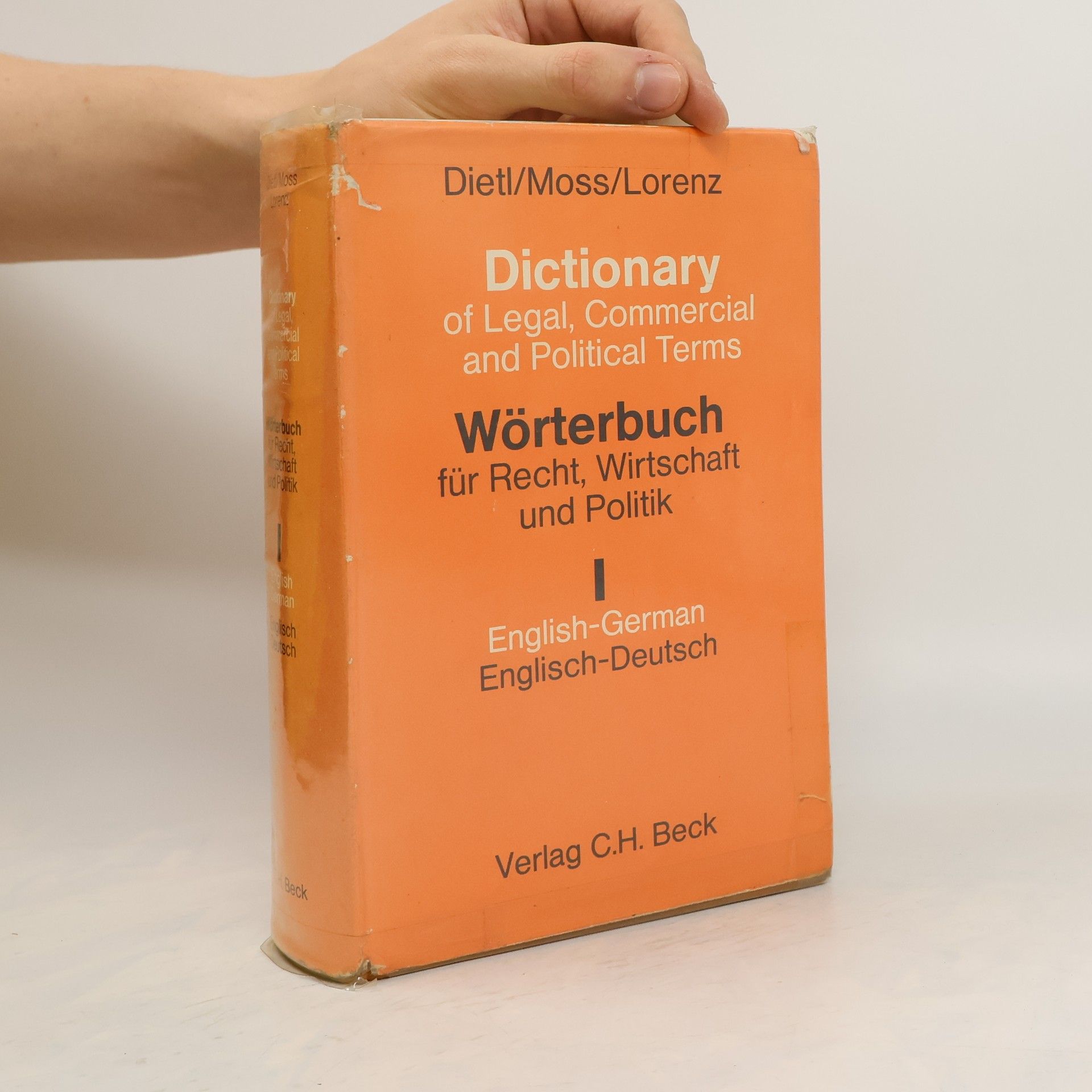 Clara-Erika Dietl Wörterbuch für Recht, Wirtschaft und Politik