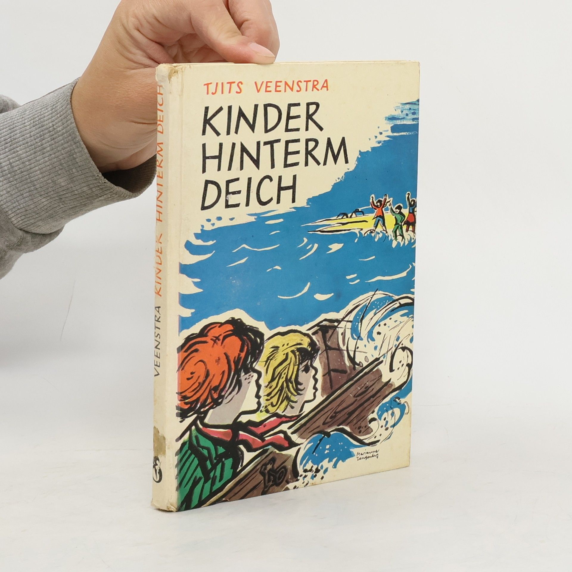 Tjits Veenstra Kinder hinterm Deich