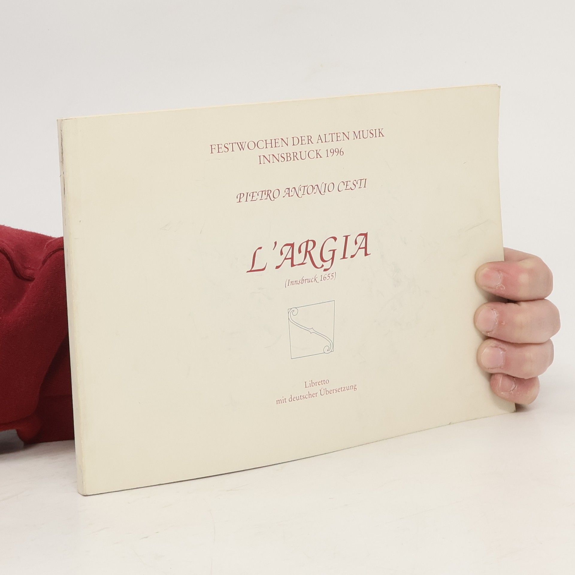 Pietro Antonio Cesti L'Argia