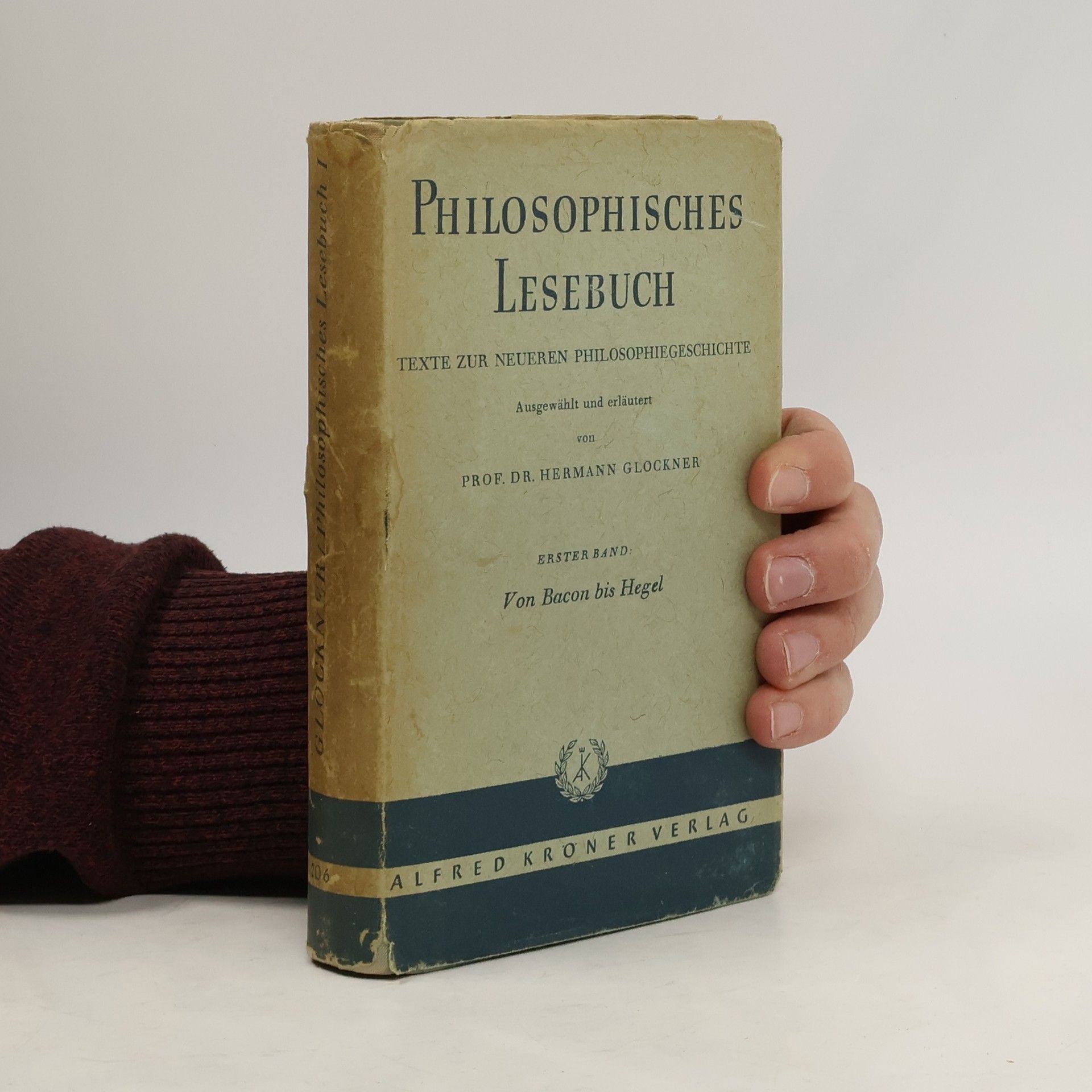 Hermann Glöckner Philosophisches Lesebuch I