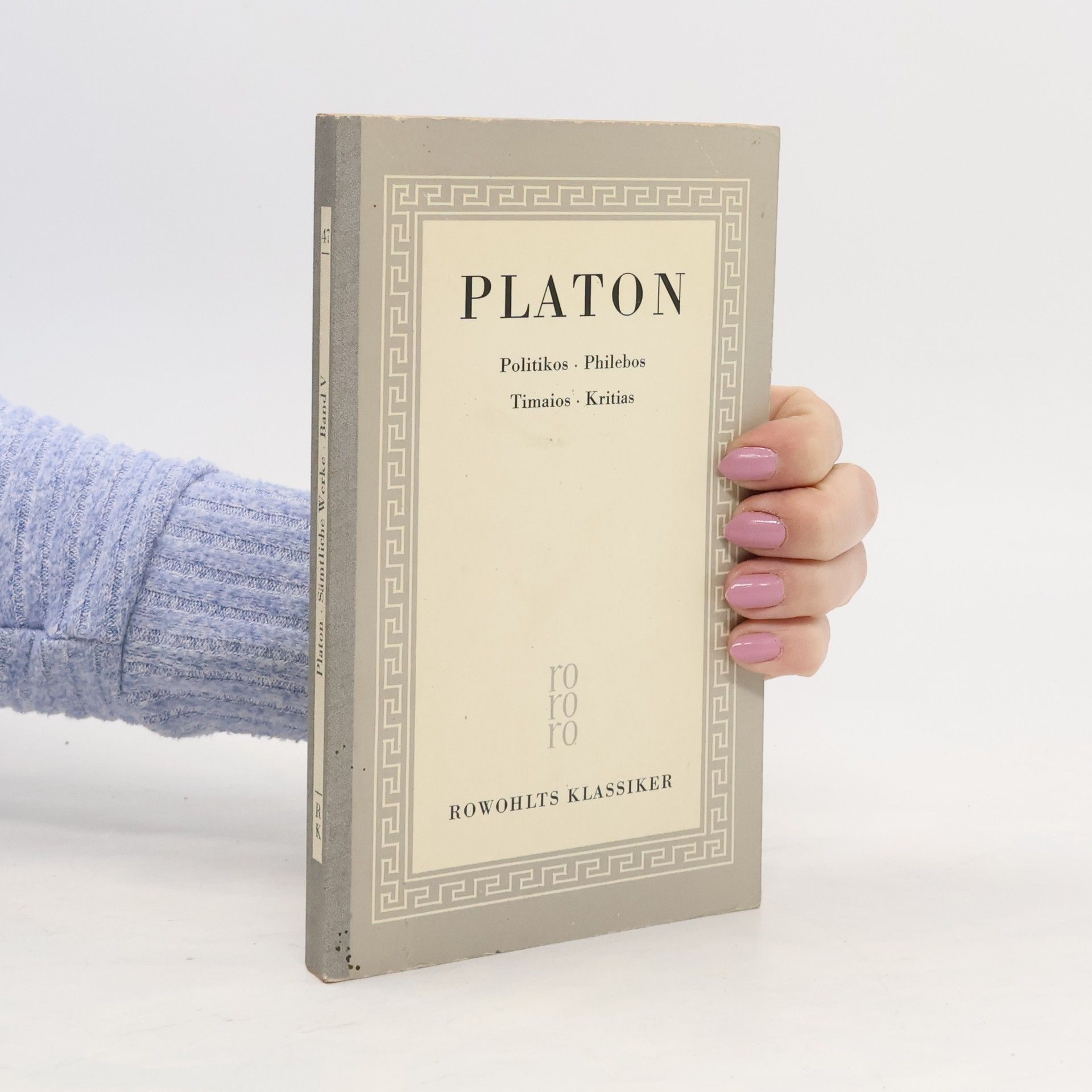 Platón Platon Sämtliche Werke. Band 5