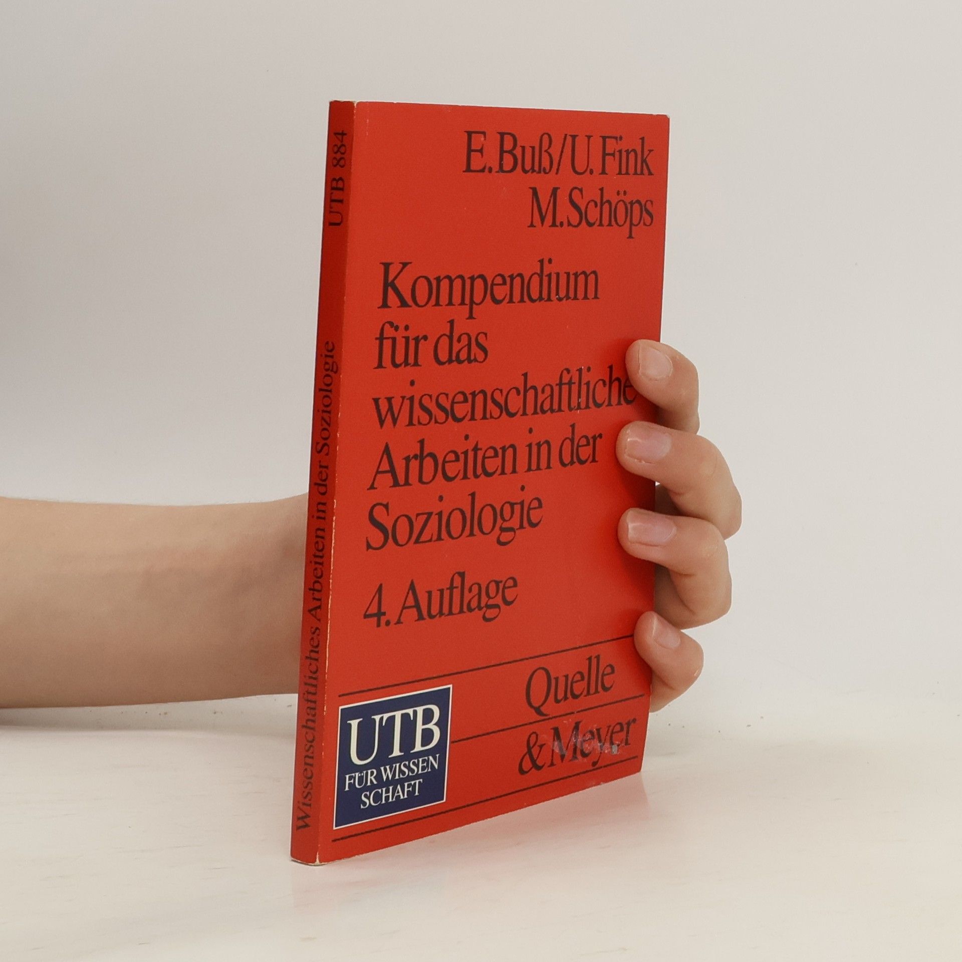 Eugen Buß Kompendium für das wissenschaftliche Arbeiten in der Soziologie