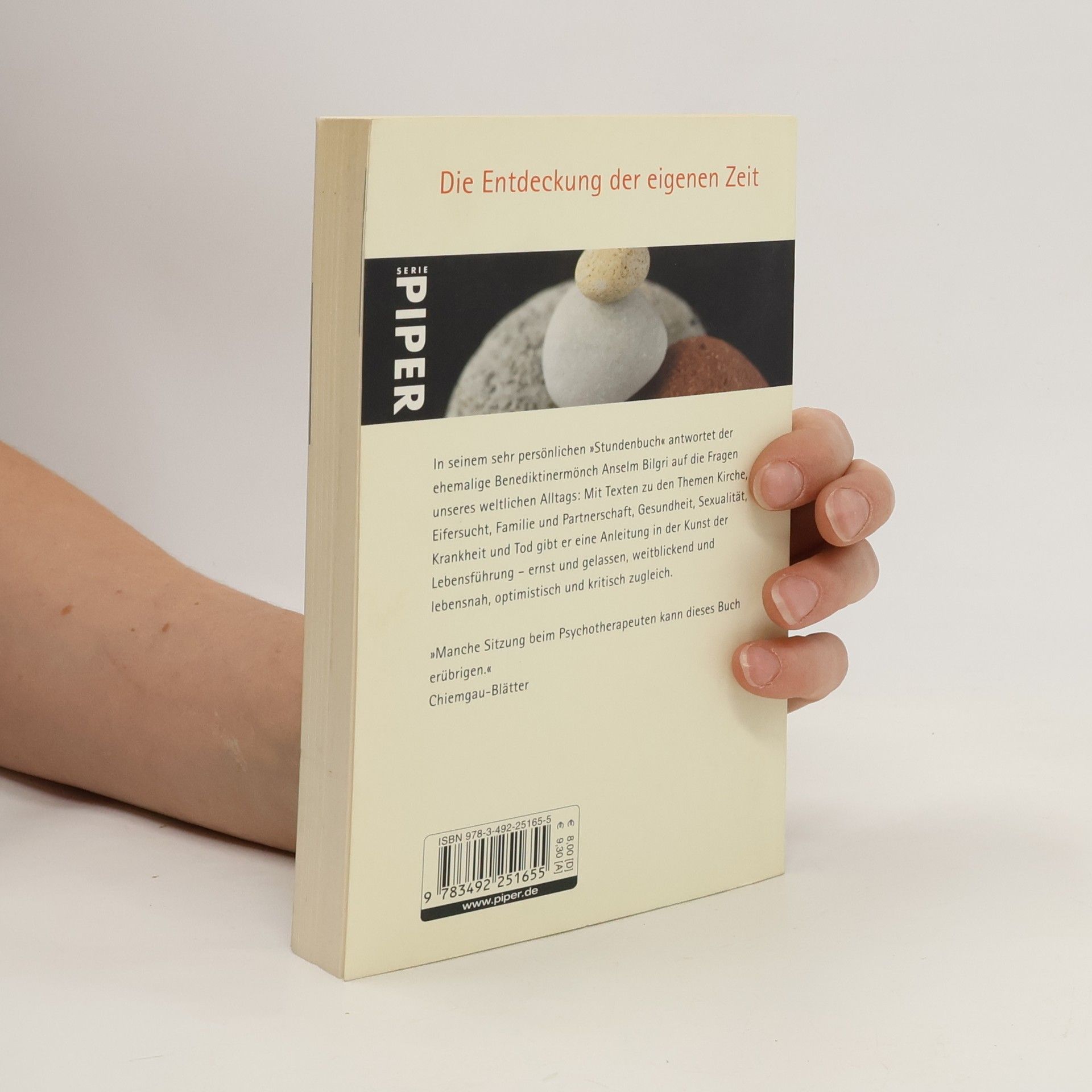 Anselm Bilgri Stundenbuch eines weltlichen Mönchs