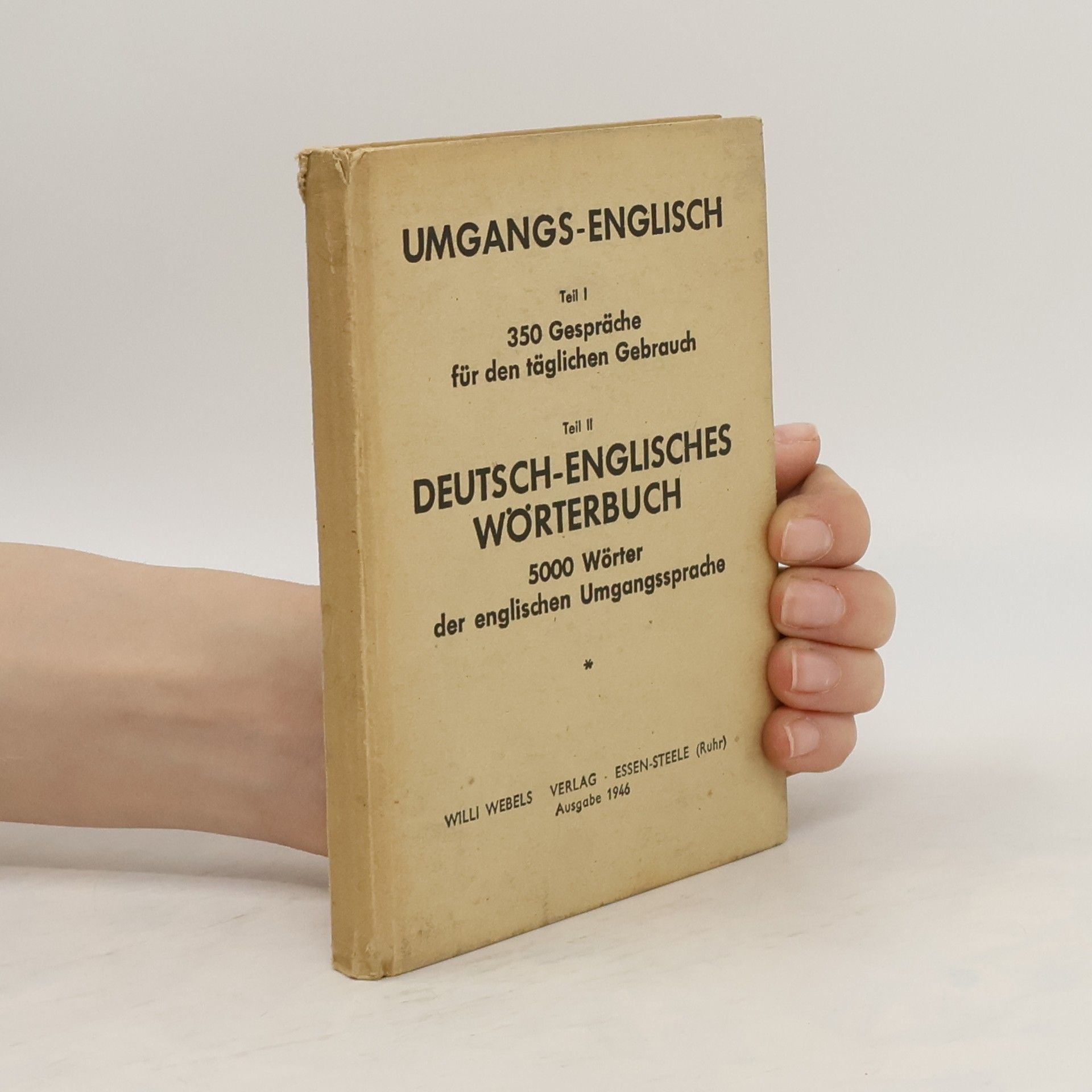 Ernst Heyer Umgangs English. Teil I a 2