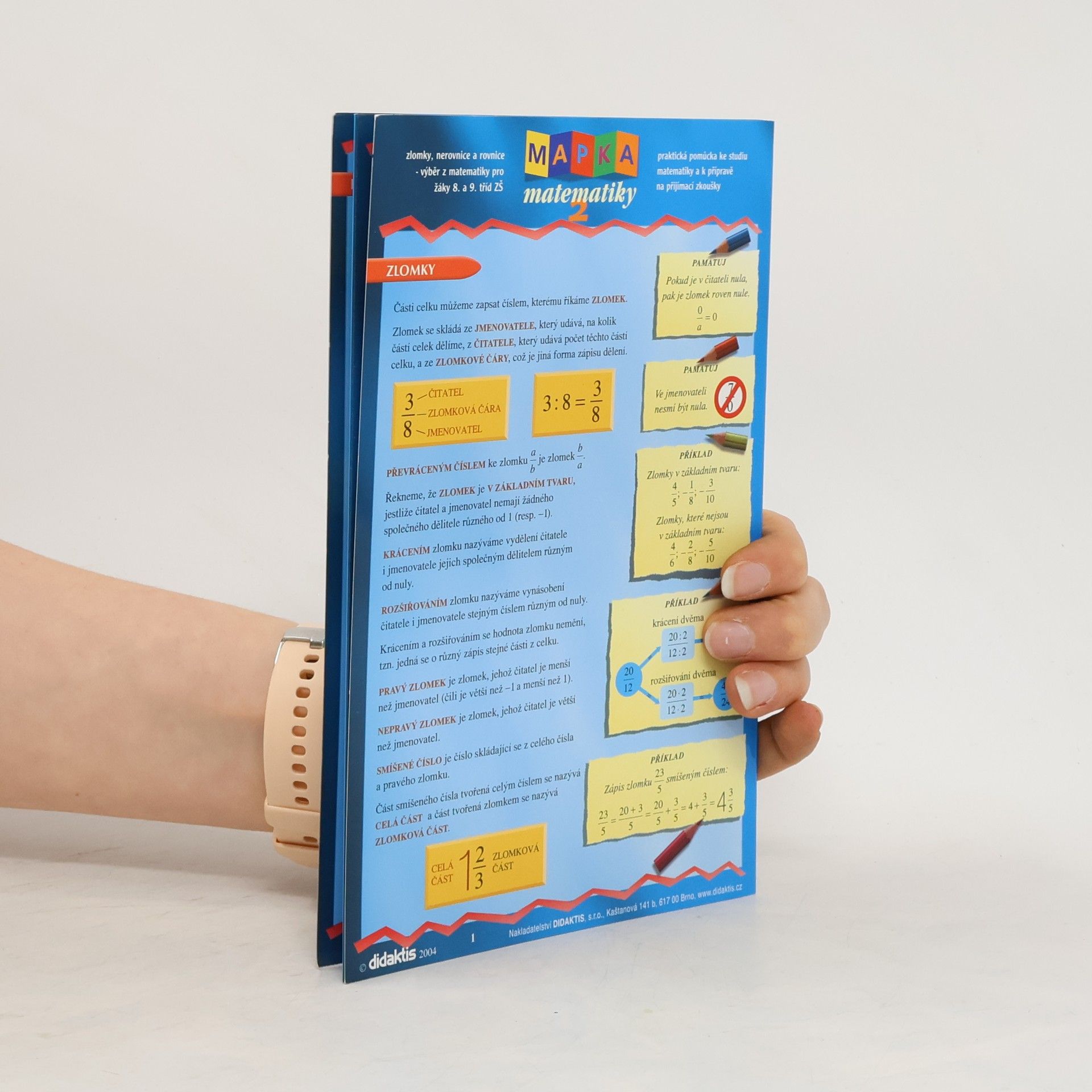 kolektiv Mapka matematiky 2: Zlomky, nerovnice a rovnice