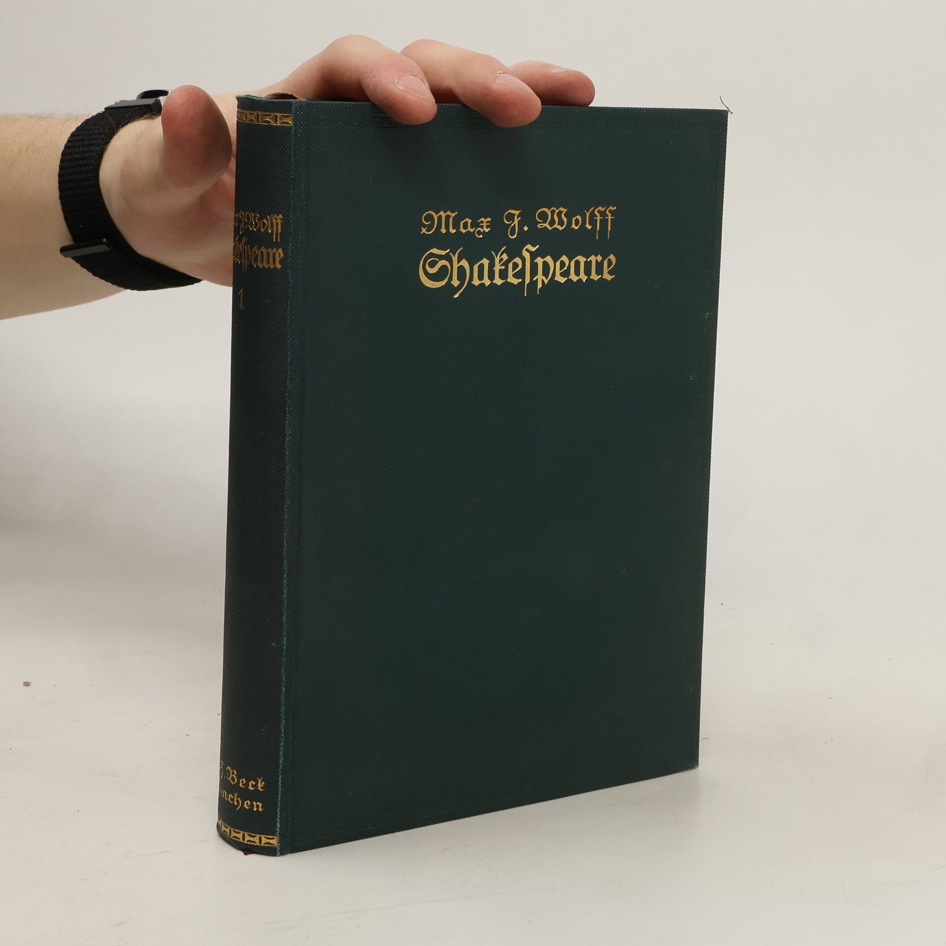 Max J. Wolff Shakespeare Der Dichter und sein Werk