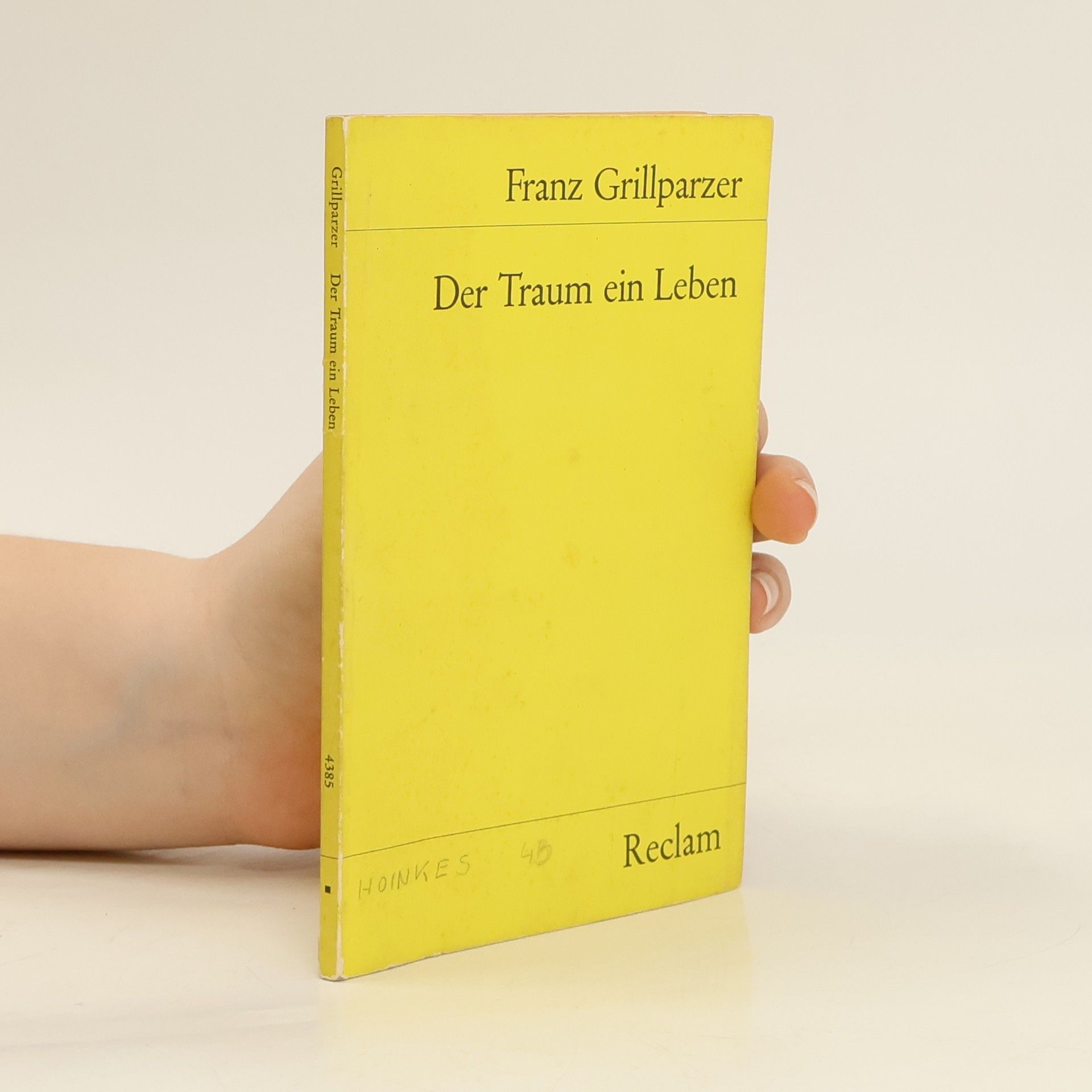Franz Grillparzer Der Traum ein Leben