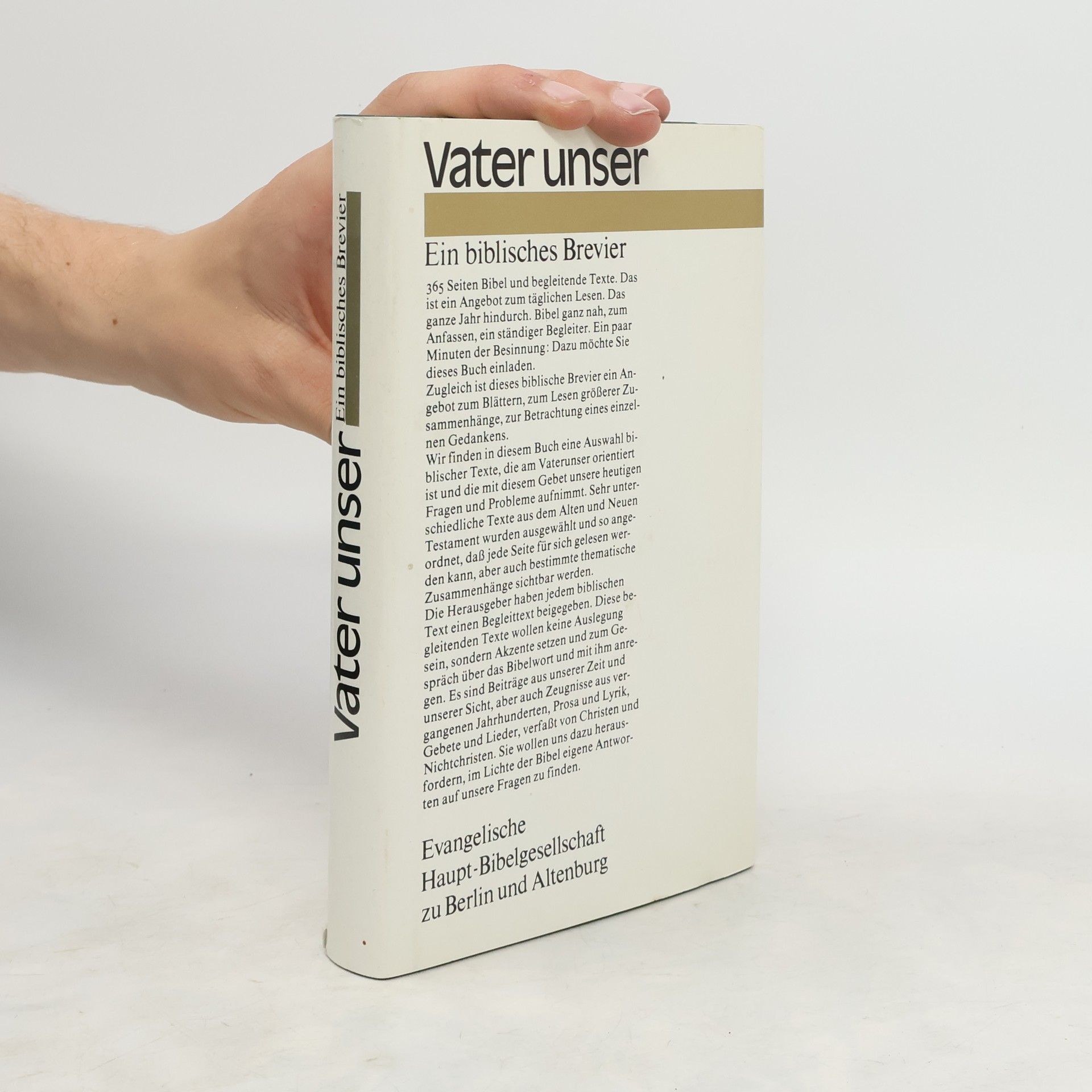 Dorrit Fischer Vater unser ein biblisches Brevier