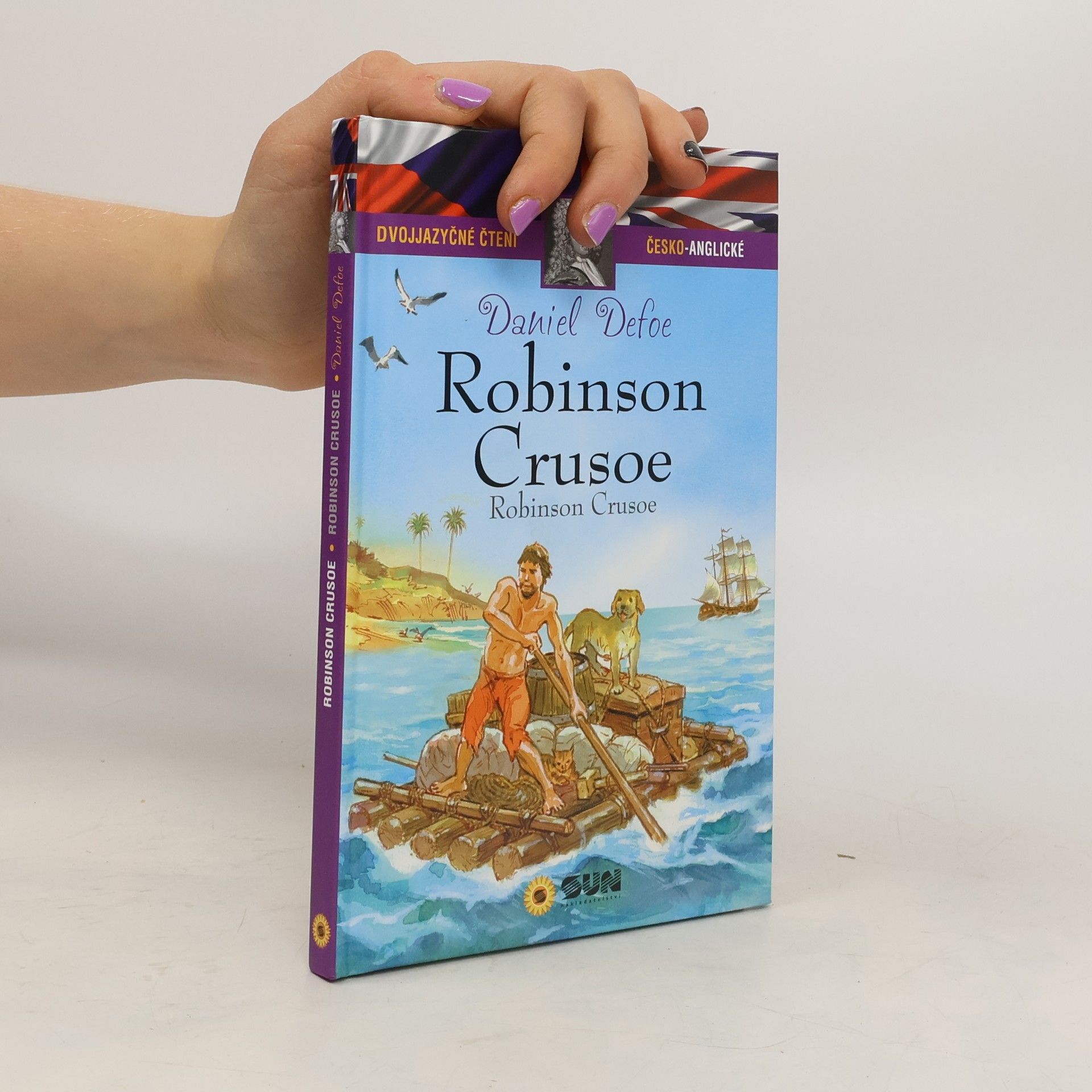 Daniel Defoe Robinson Crusoe. Robinson Crusoe. Dvojjazyčné čtení česko-anglické