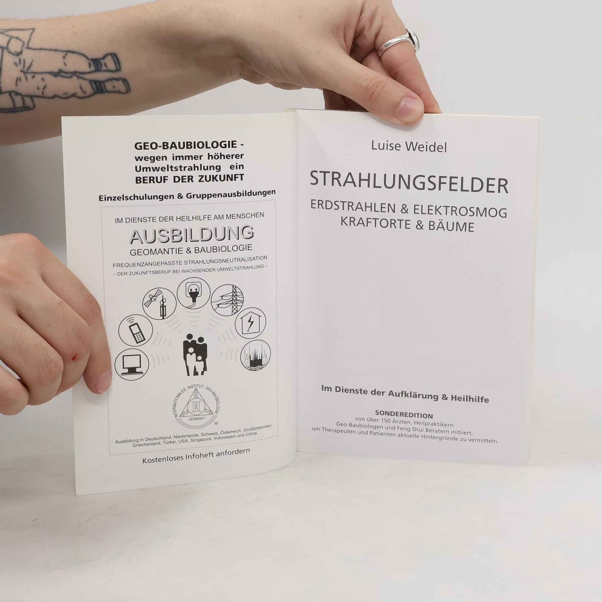 Luise Weidel Strahlungsfelder. Erdstrahlen & Elektrosmog. Kraftorte & Bäume