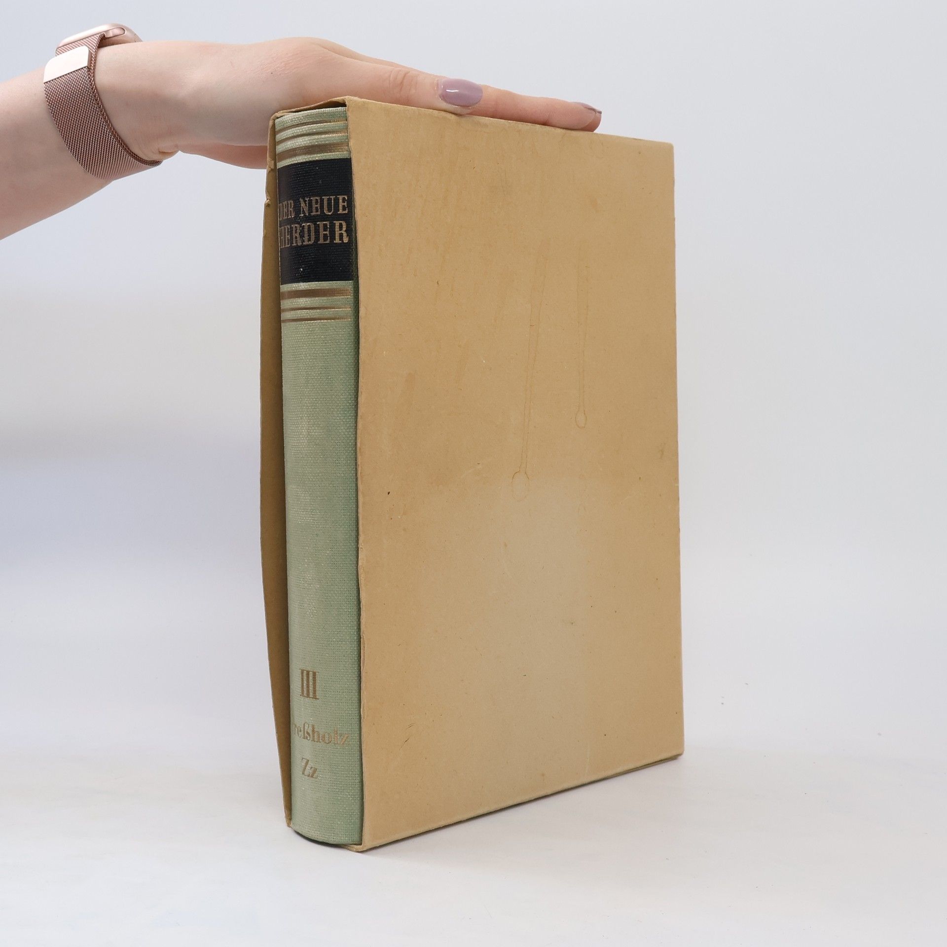 Various authors Der neue Herder III. Preßholz bis Zz