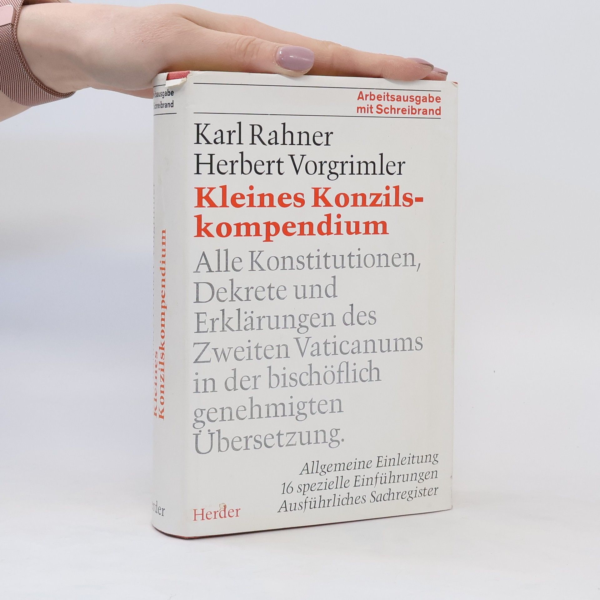 Karl Rahner Kleines Konzilskompendium