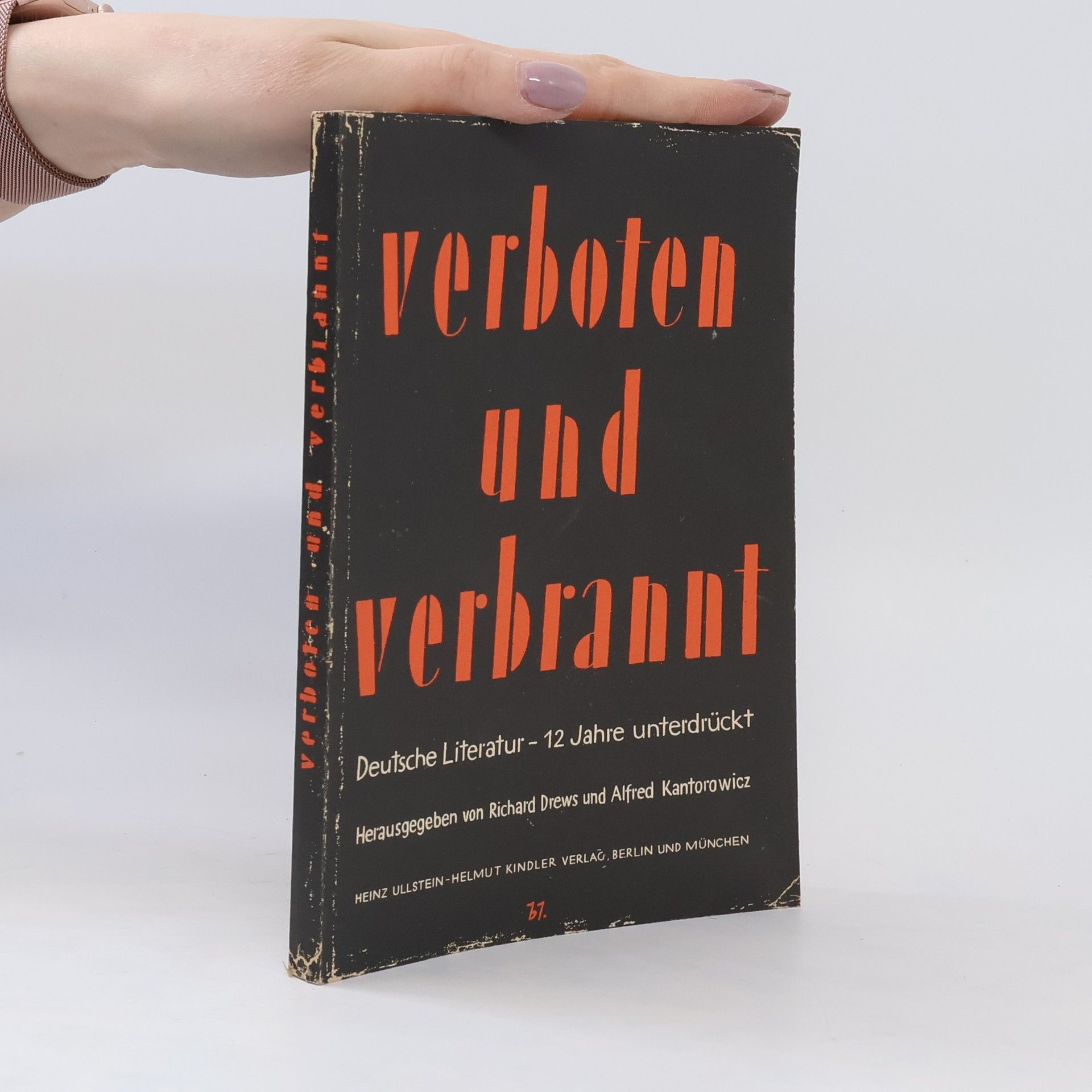 Richard Drews Verboten und verbrannt