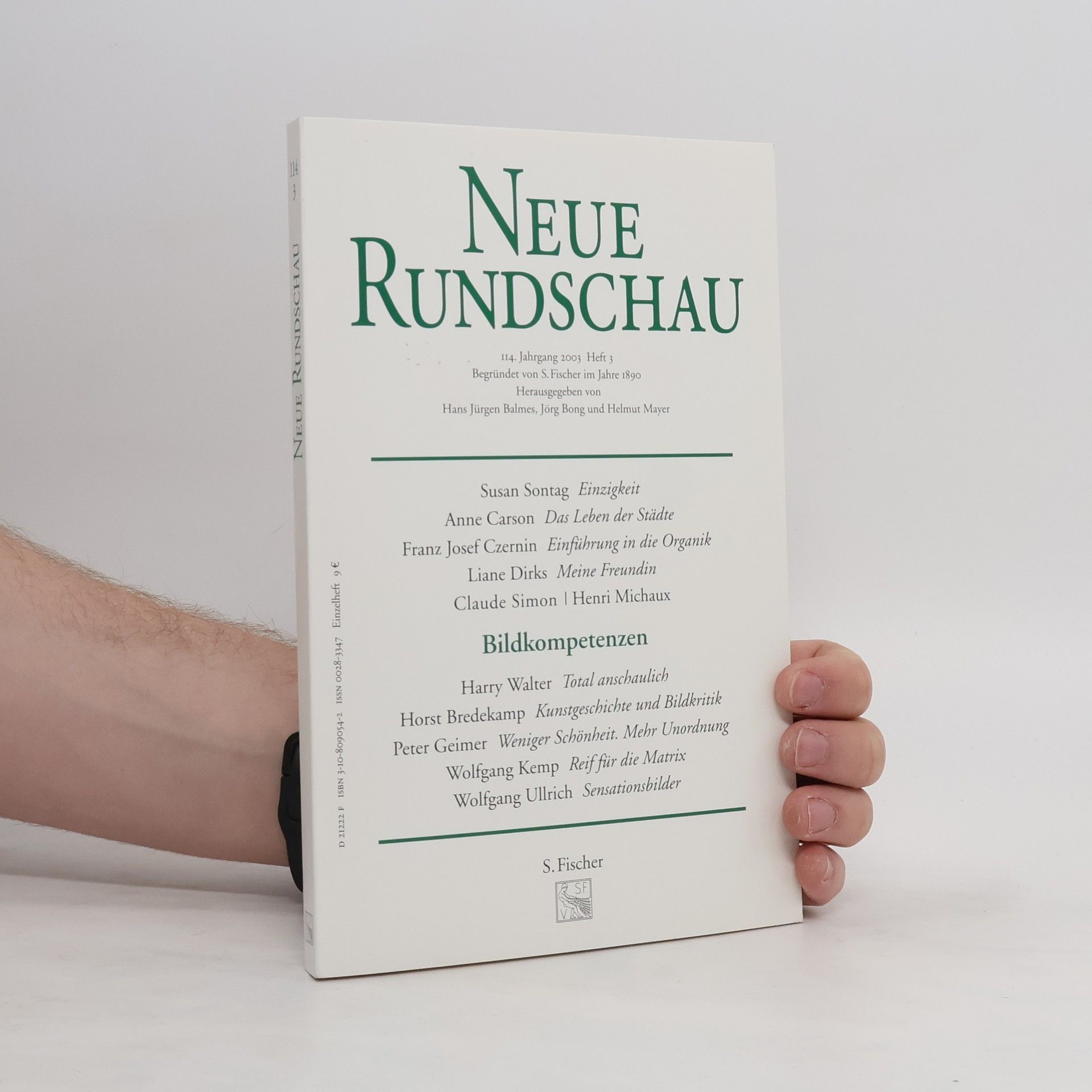 Auteurscollectief Neue Rundschau 2003/3