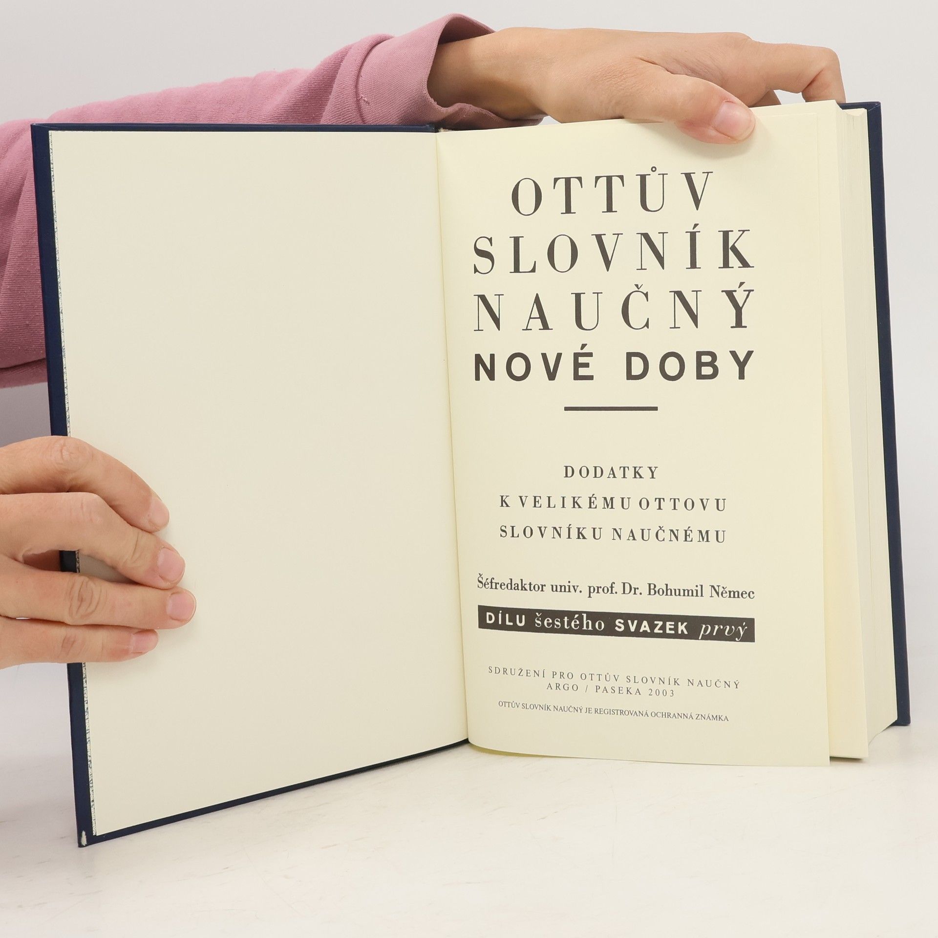 Autorenkollektiv Ottův slovník naučný Dodatky VI. 1 Sm - Še