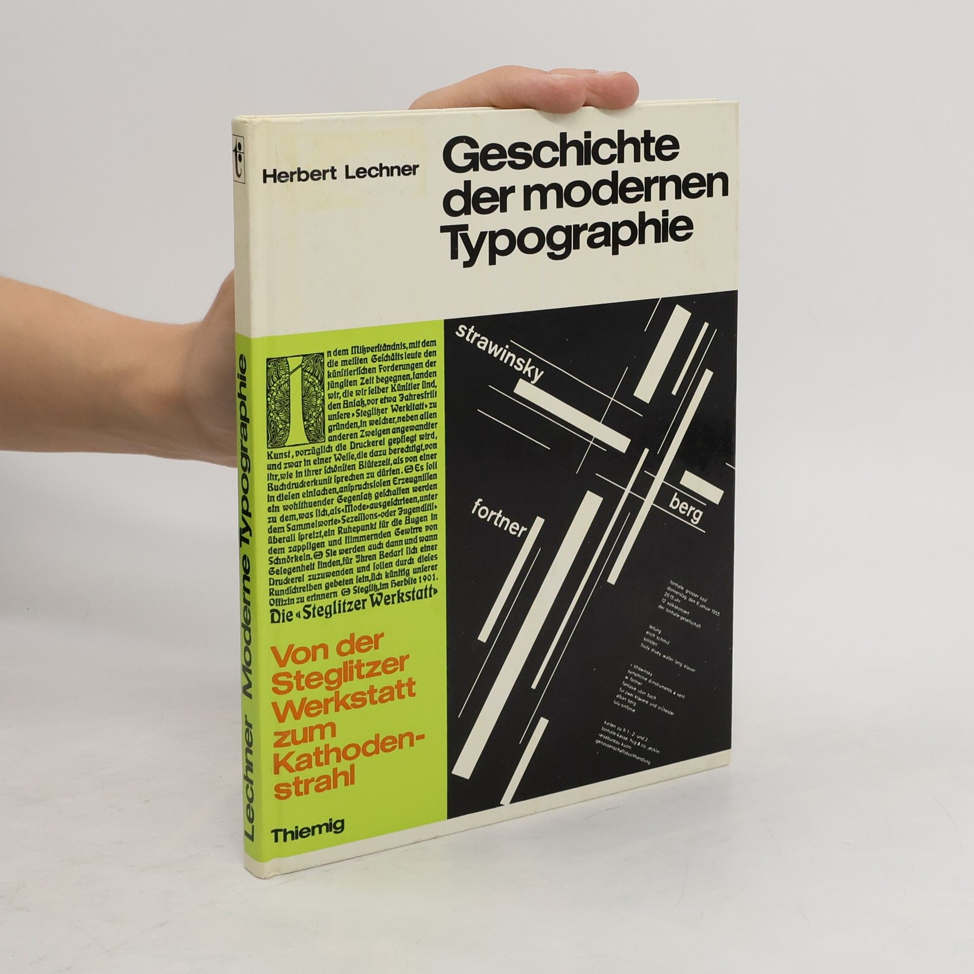Herbert Lechner Geschichte der modernen Typographie