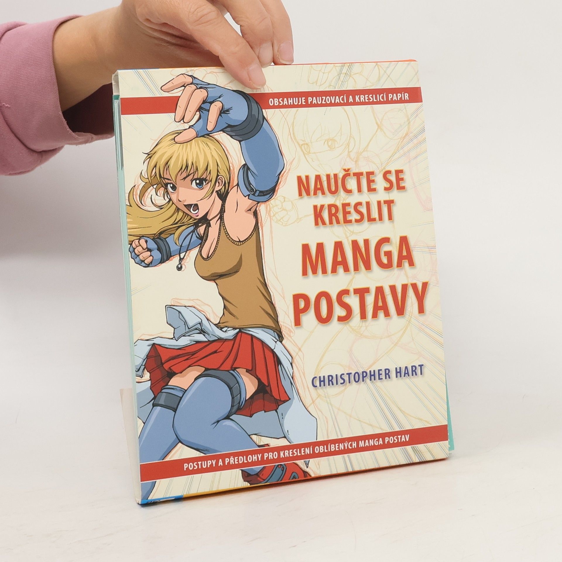 Christopher Hart Naučte se kreslit manga postavy: Postupy a předlohy pro kreslení oblíbených manga postav