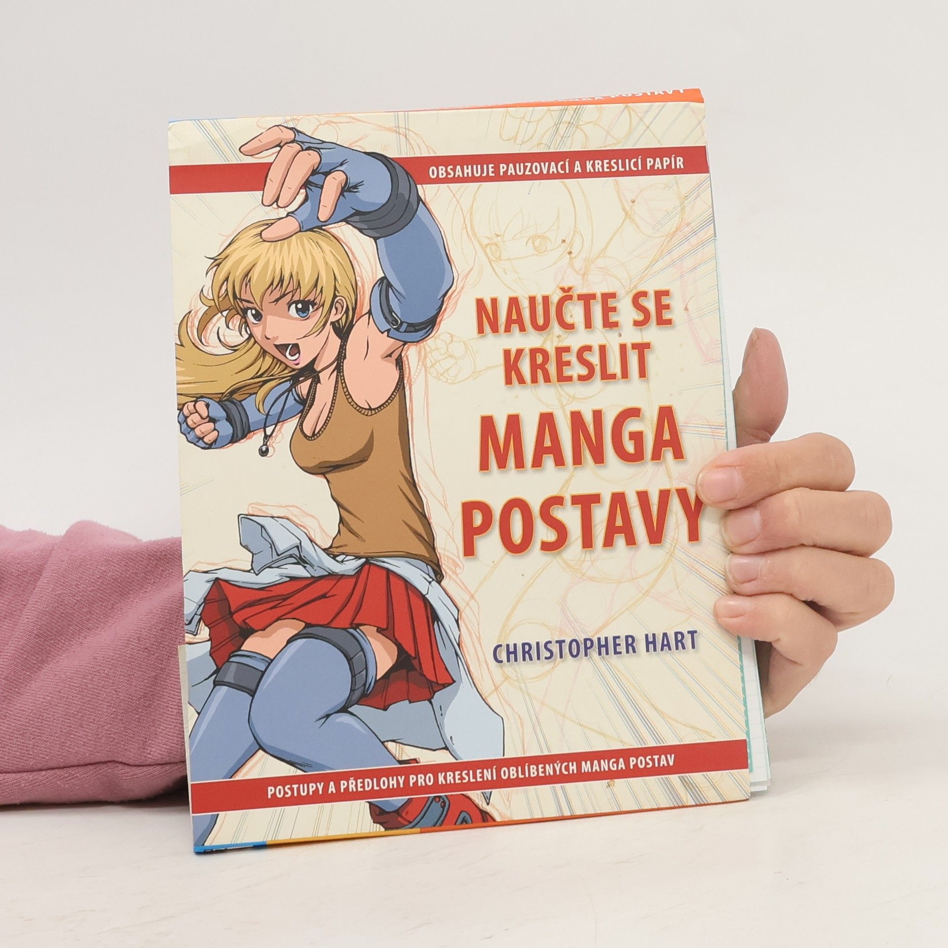 Christopher Hart Naučte se kreslit manga postavy: Postupy a předlohy pro kreslení oblíbených manga postav