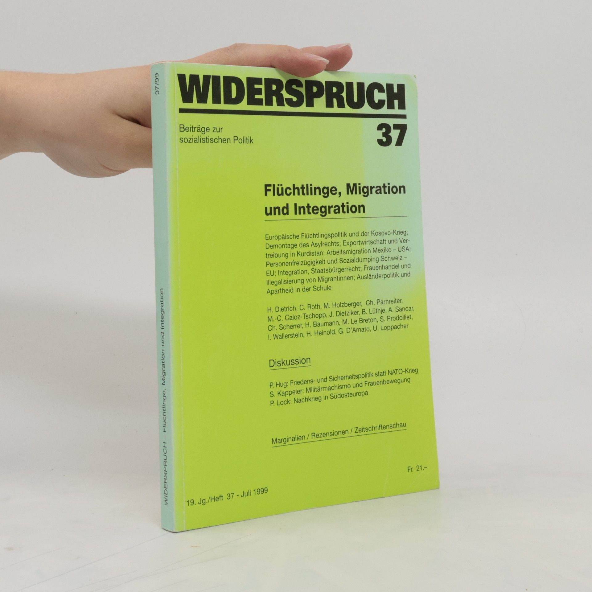 Autorenkollektiv Widerspruch 37