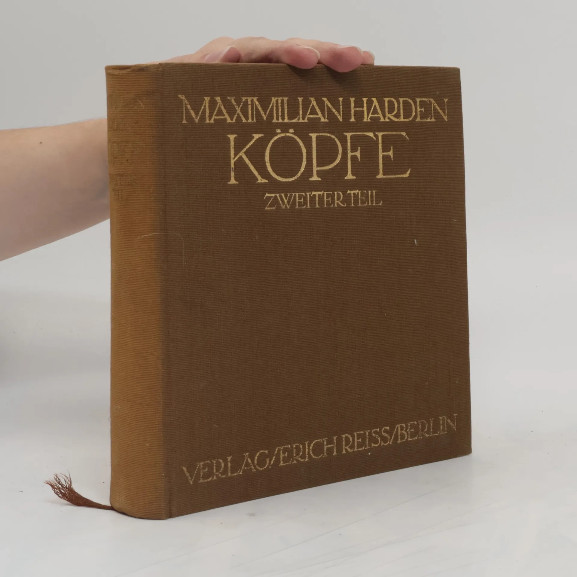 Köpfe | Book | Hardcover | Maximilian Harden | DE