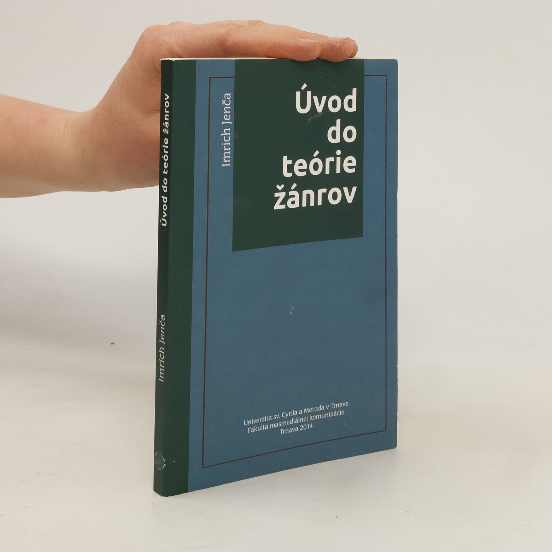 Imrich Jenča Úvod do teórie žánrov