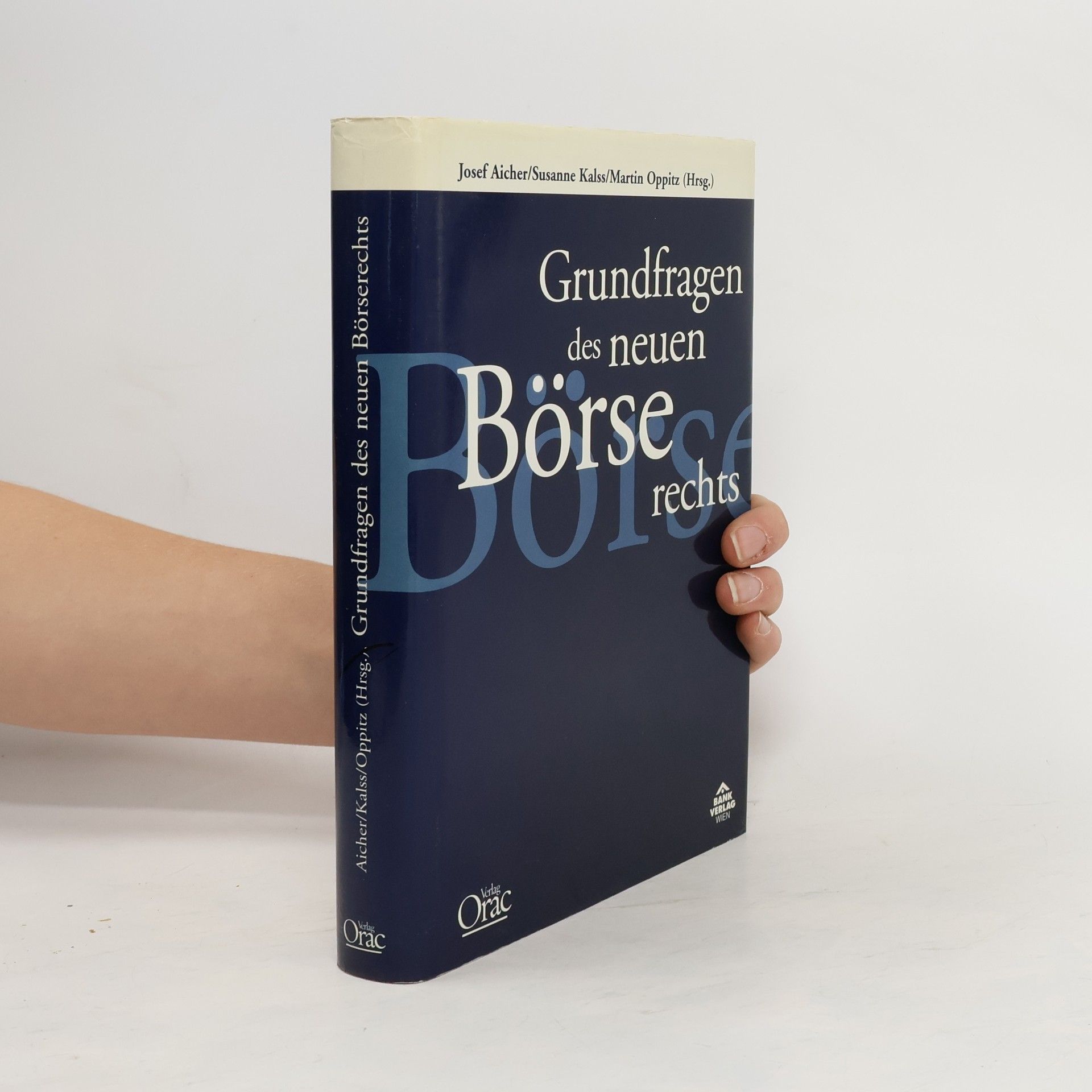 Josef Aicher Grundfragen des neuen Börserechts