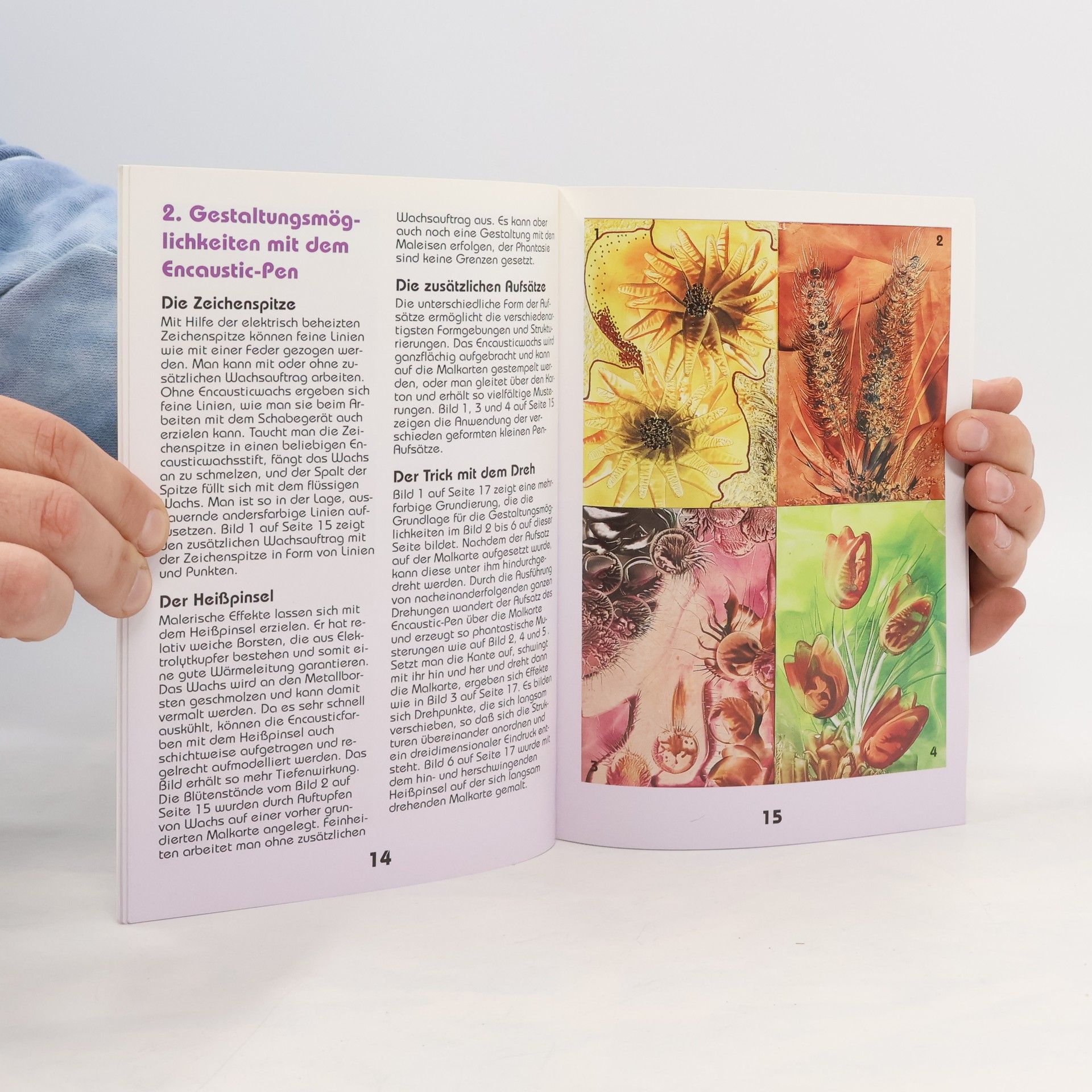 Kreativ mit encaustic
