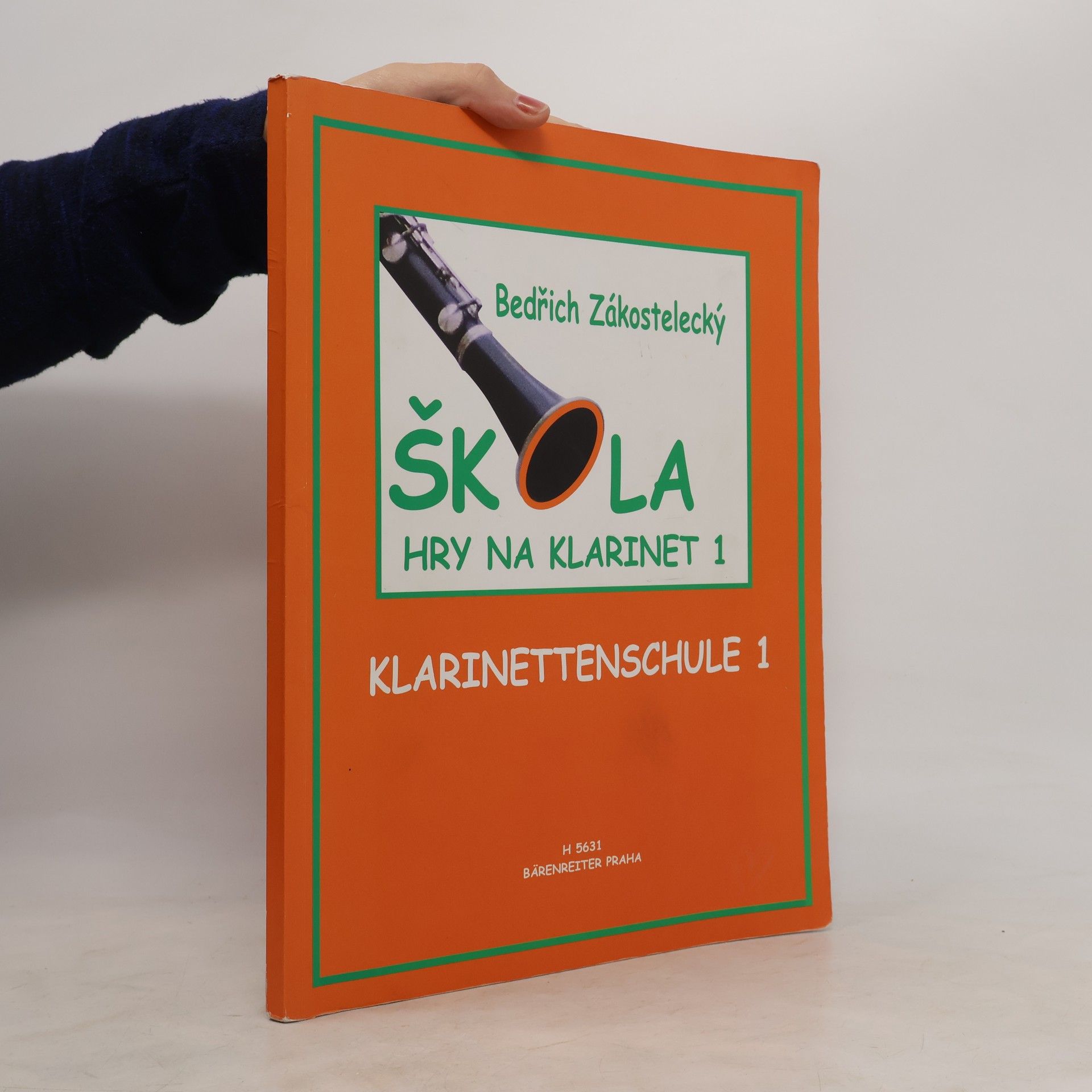 Bedřich Zákostelecký Škola hry na klarinet 1. Klarinettenschule 1