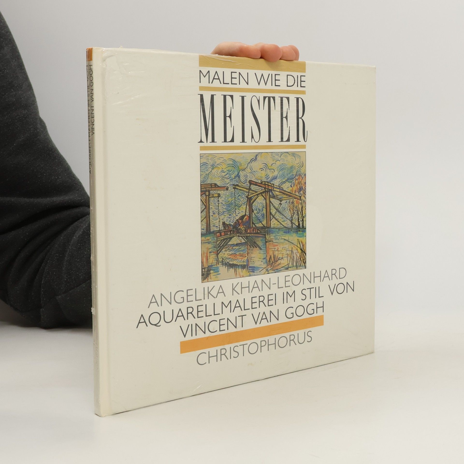 Angelika Khan-Leonhard Aquarellmalerei im Stil von Vincent van Gogh