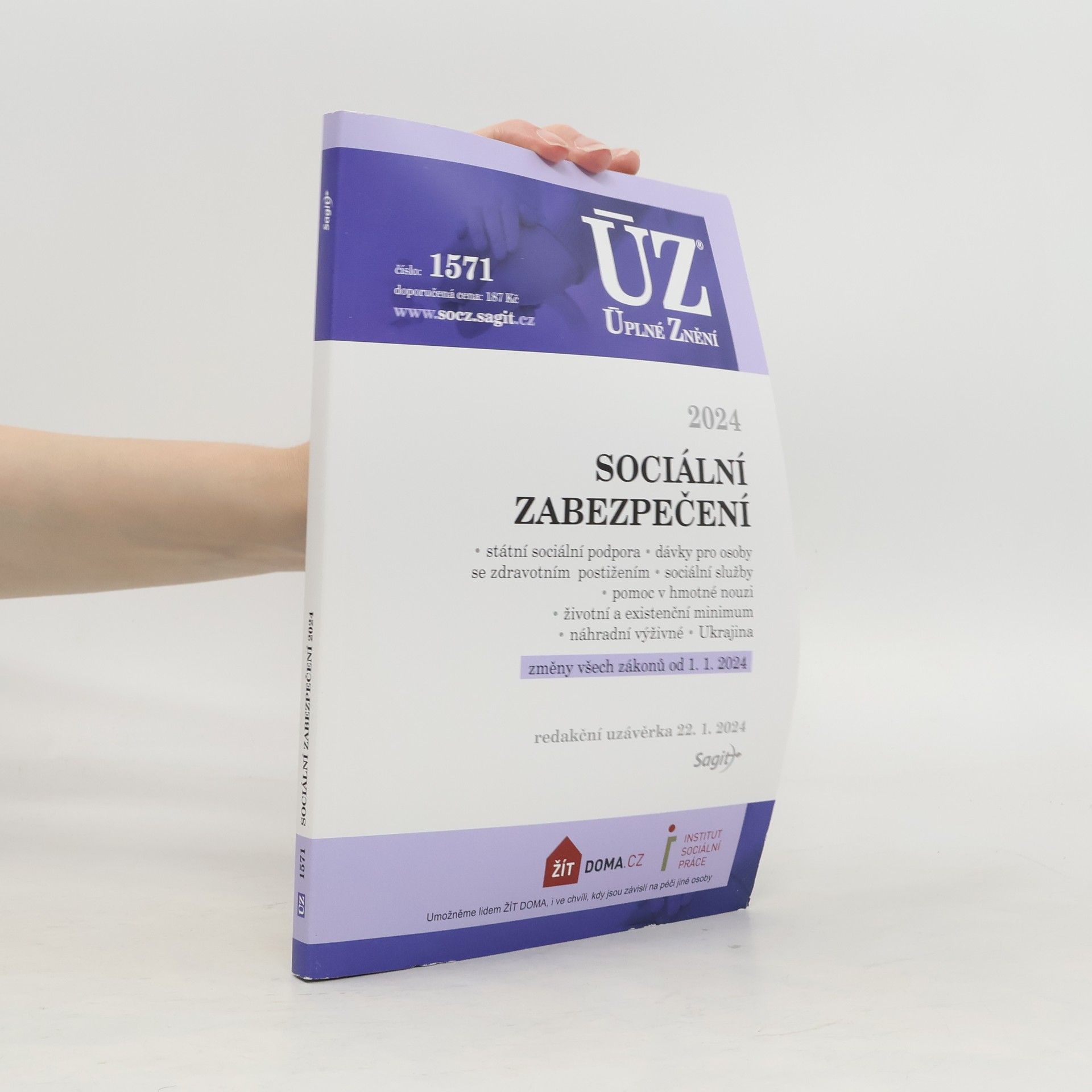 kolektiv ÚZ 1571 Sociální zabezpečení 2024