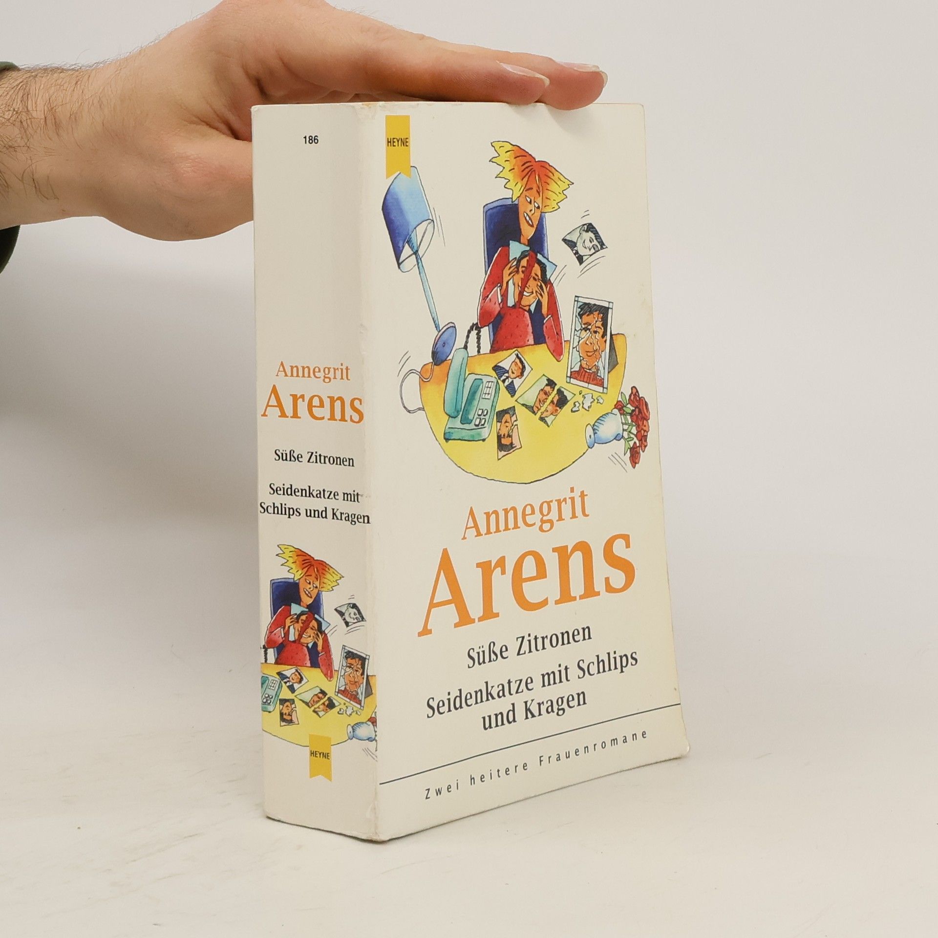 Annegrit Arens Süße Zitronen. Seidenkatze mit Schlips und Kragen