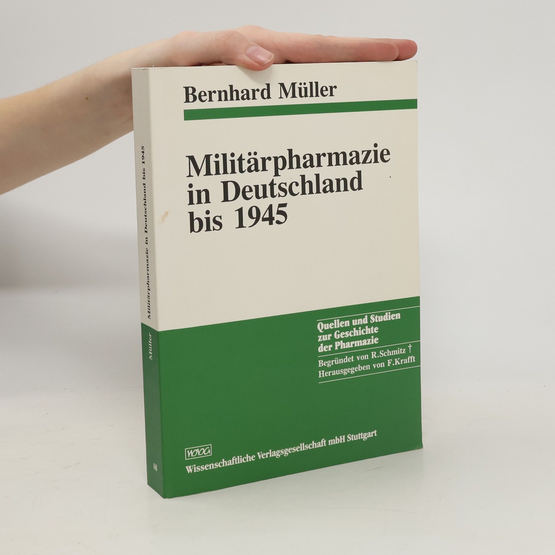 Bernhard Müller Militärpharmazie in Deutschland bis 1945