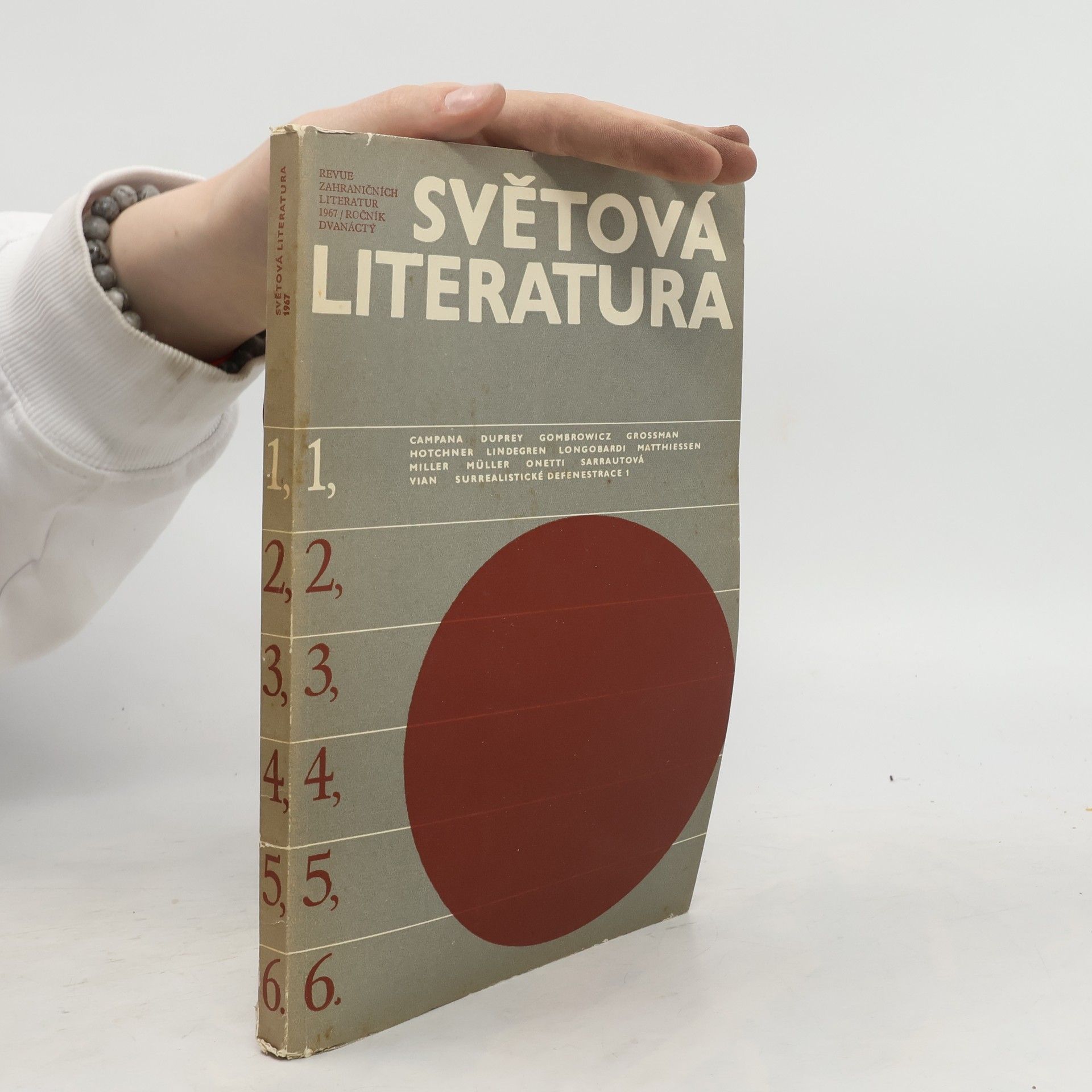 Collectif d'auteurs Světová literatura. Revue zahraničních literatur 1/1967