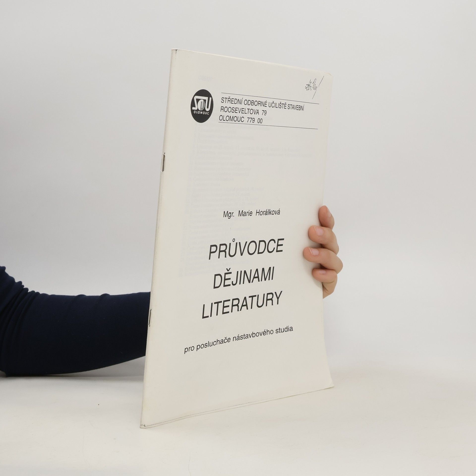 Marie Horáková Průvodce dějinami literatury