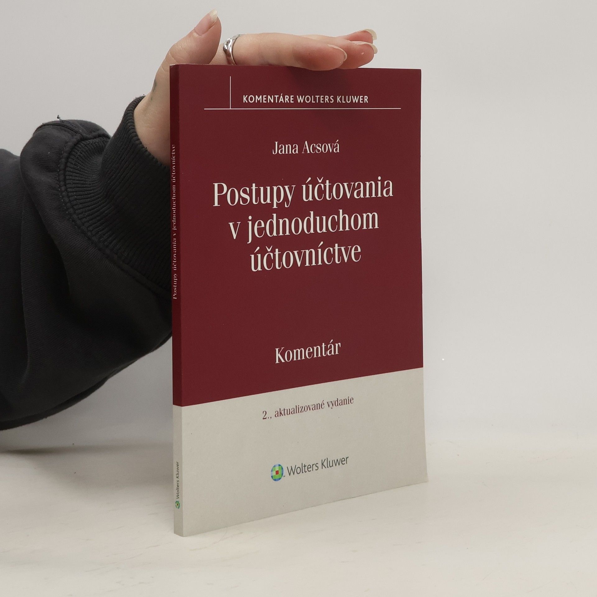 Jana Acsová Postupy účtovania v jednoduchom účtovníctve