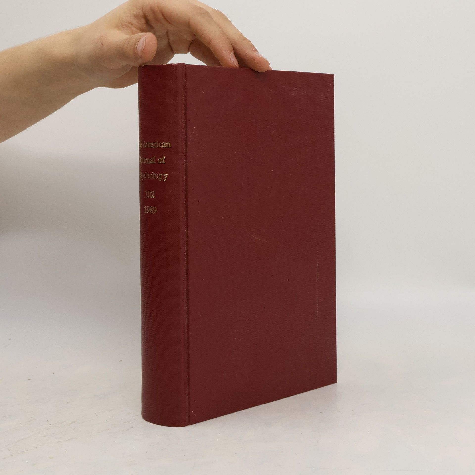 Auteurscollectief The American Journal of Psychology 102
