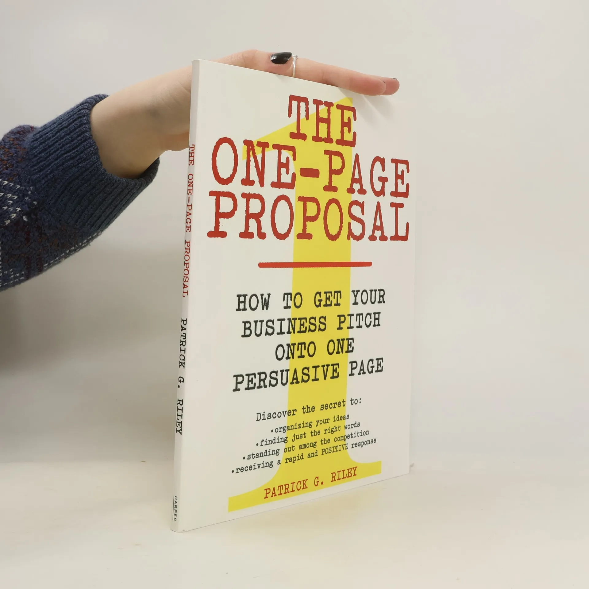 The One-Page Proposal | Book | Paperback | Patrick G. Riley | EN