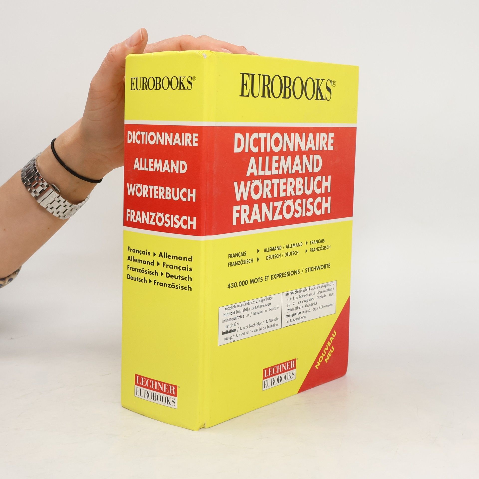 Autorenkollektiv Dictionnaire allemand, Wörterbuch französisch