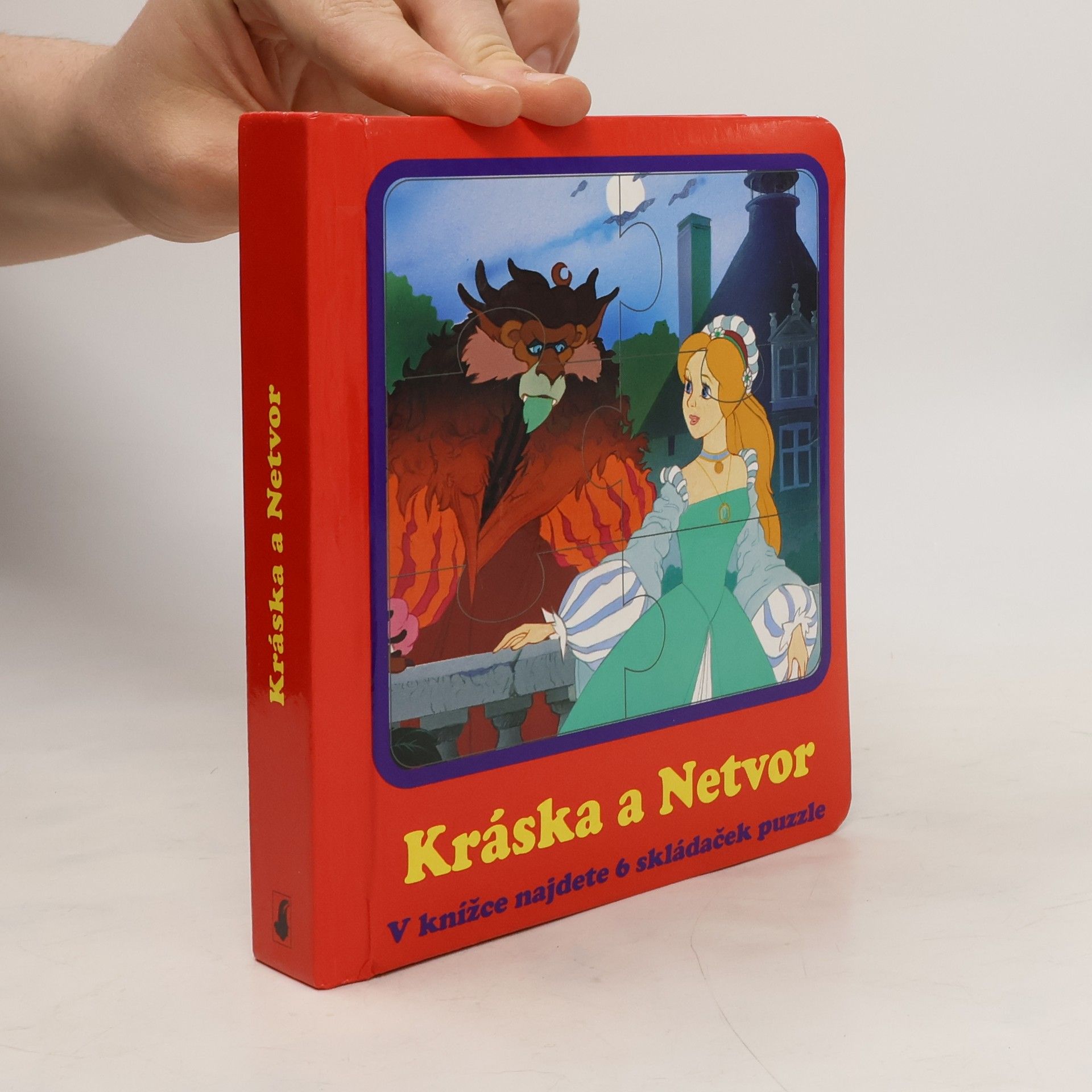 Collectif d'auteurs Kráska a Netvor : V knížce najdete 6 skládaček puzzle