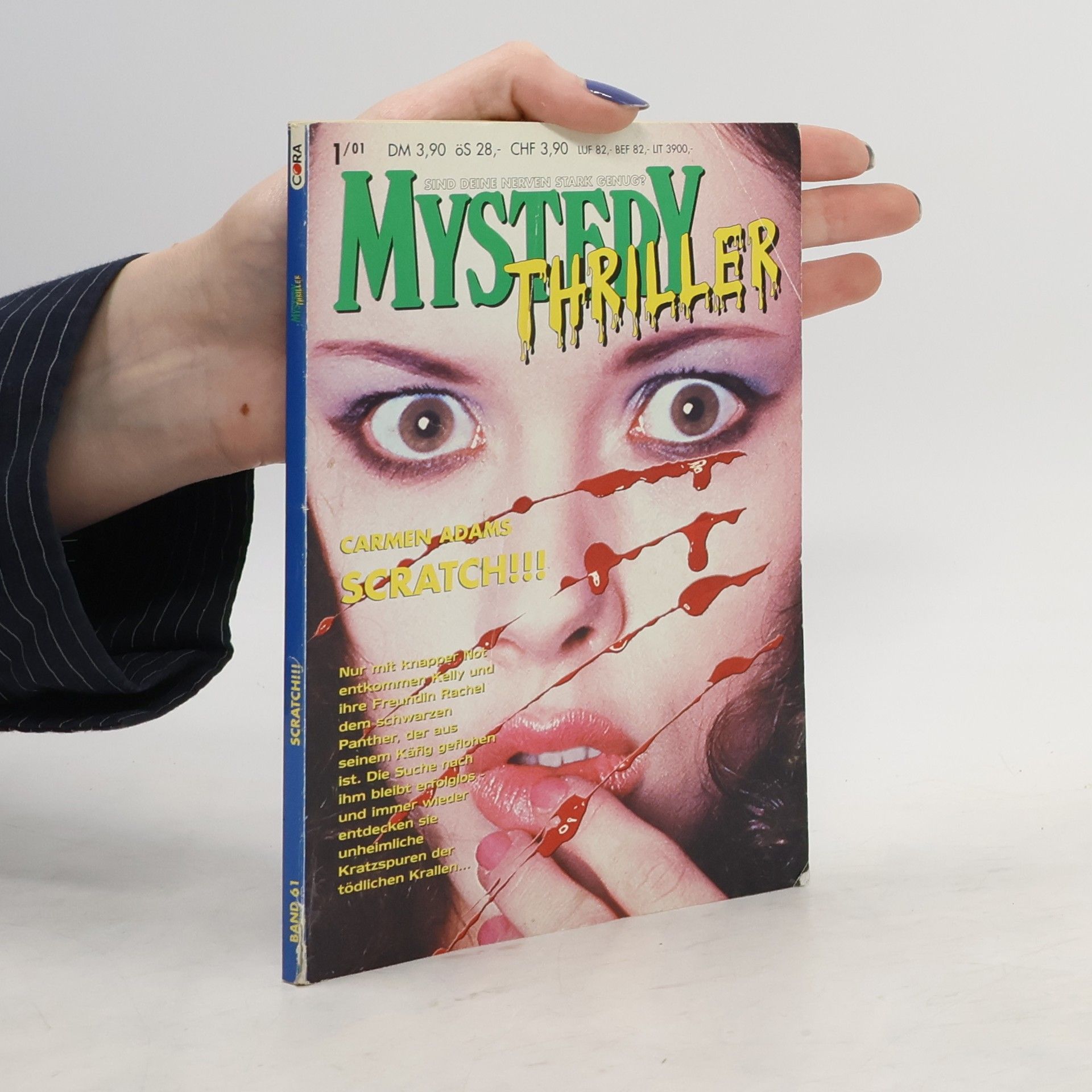 Carmen Adams Mystery Thriller 1/2001. Scratch!!!