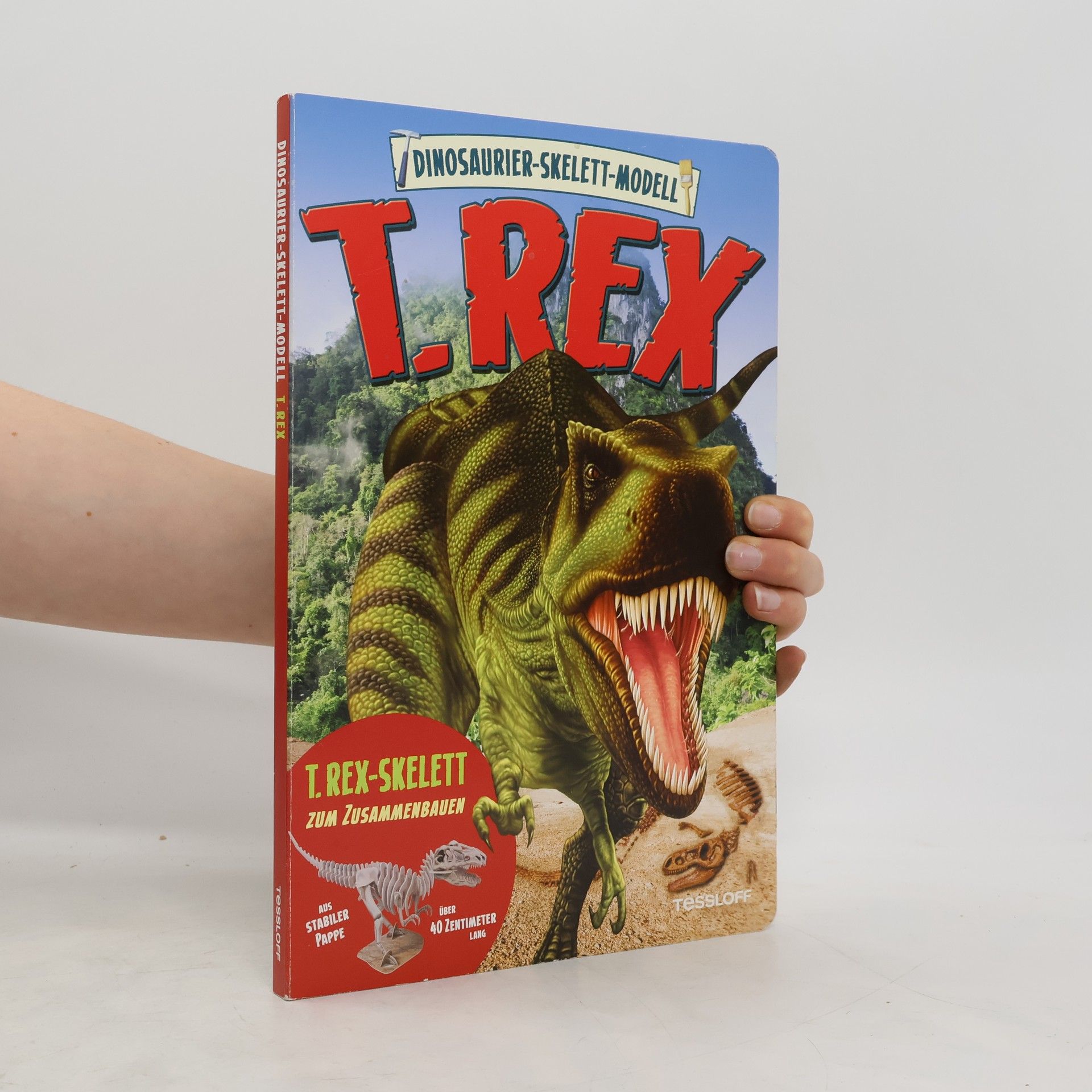 Claire Bampton Dinosaurier Skelett-Modell. T.Rex