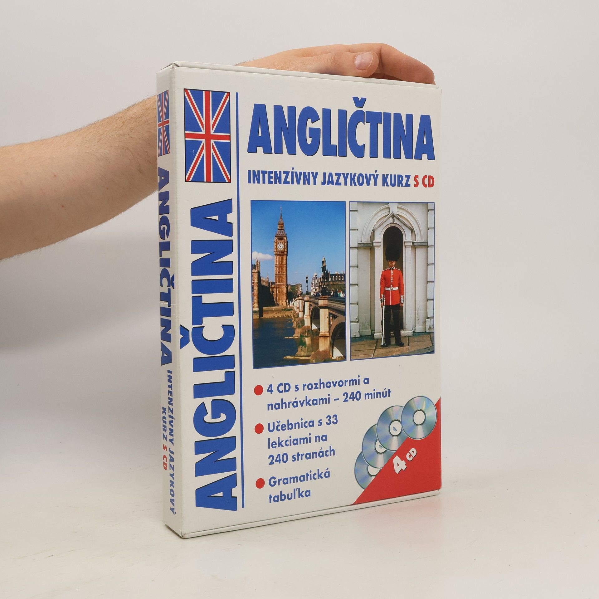 Antony Peck Angličtina : intenzívny jazykový kurz - učebnica, gramatická tabul´ka, 4 CD