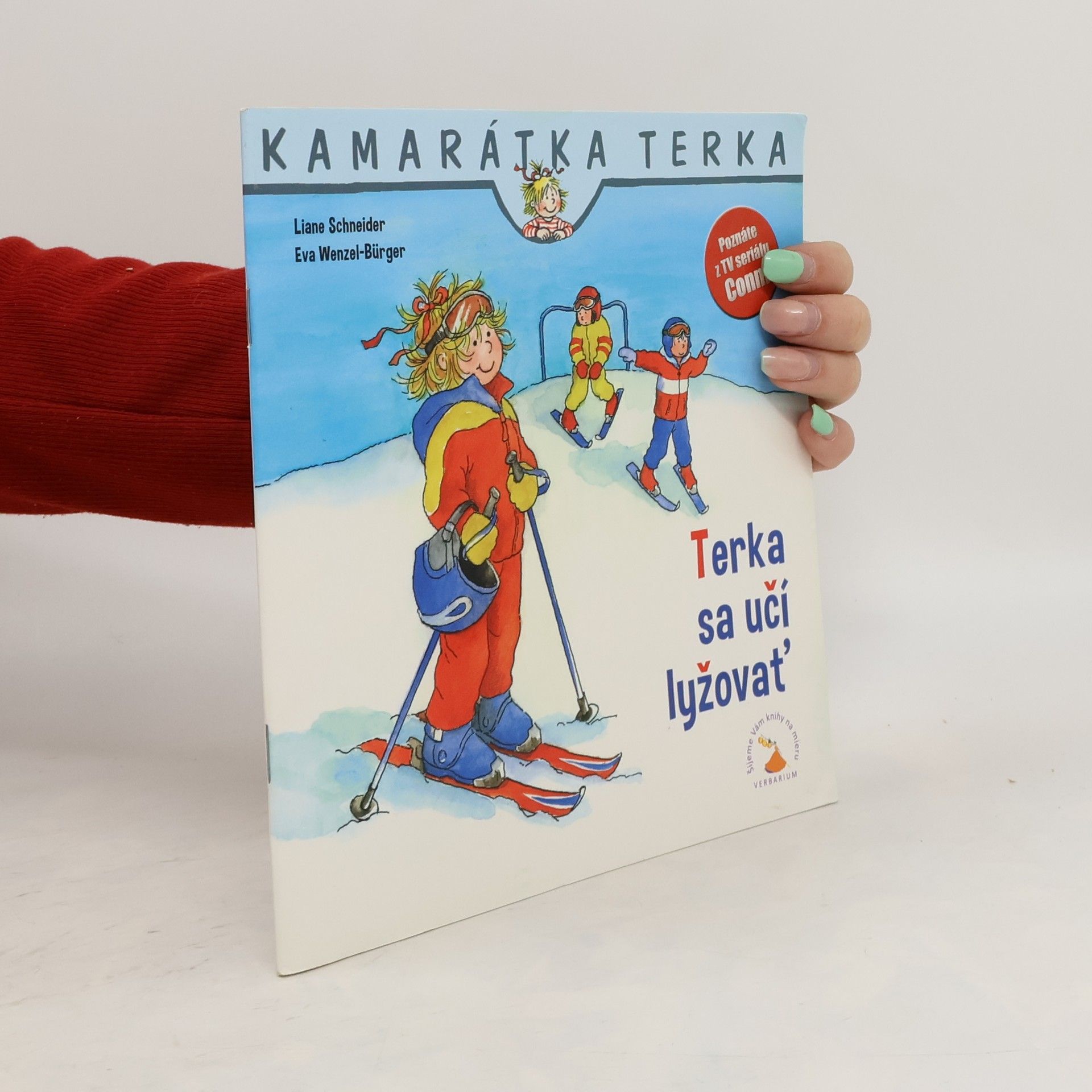 Liane Schneider Terka sa učí lyžovat'