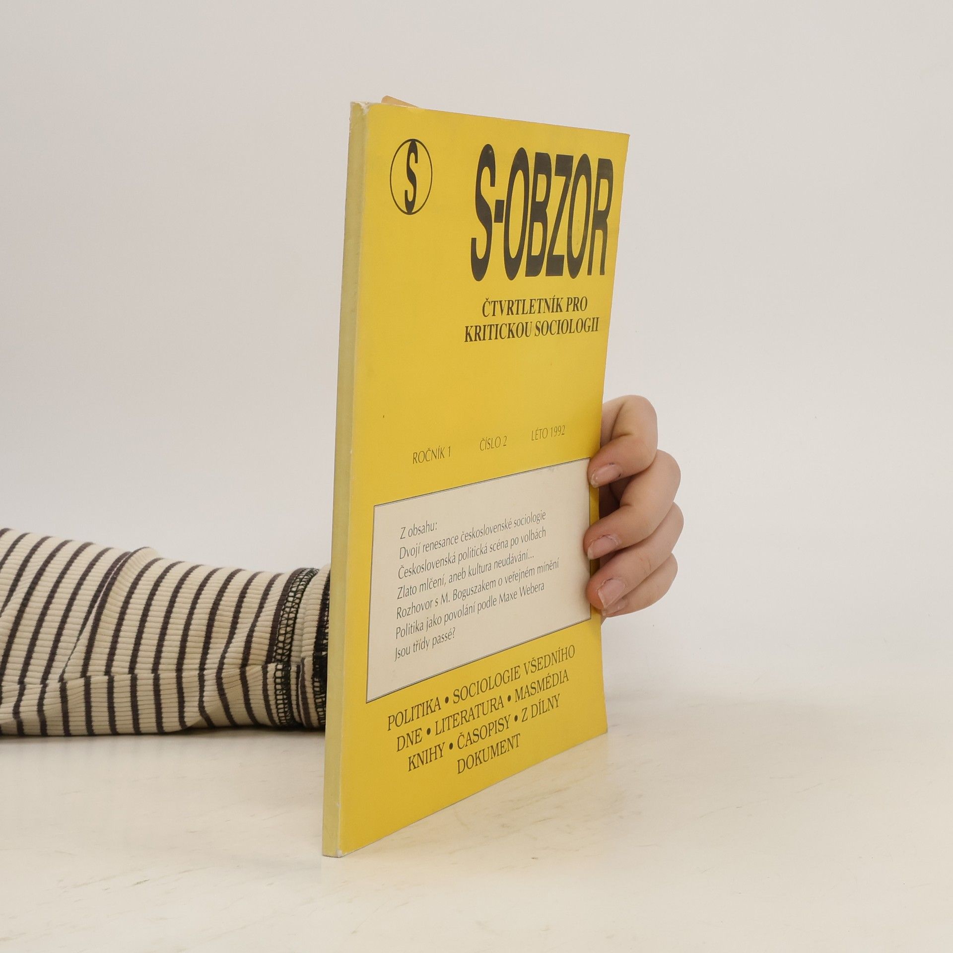 kolektiv S-obzor. Čtvrtletník pro kritickou sociologii. Ročník 1. Číslo 2.