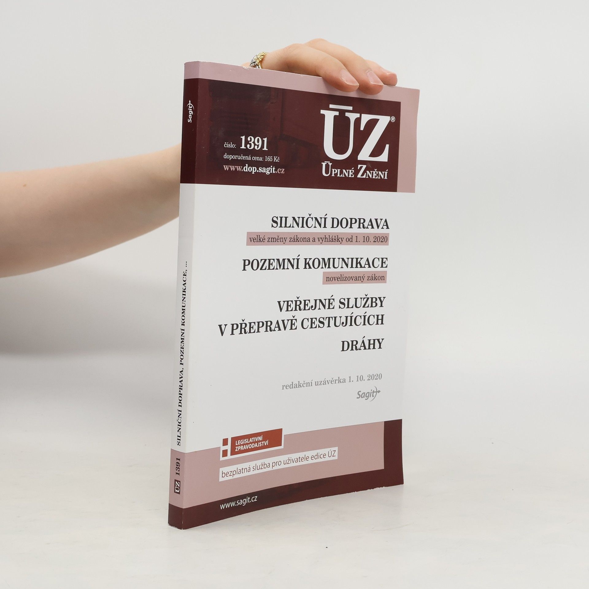 kolektiv Silniční doprava ; Pozemní komunikace ; Veřejné služby v přepravě cestujících ; Dráhy [ÚZ 2020 č. 1391]