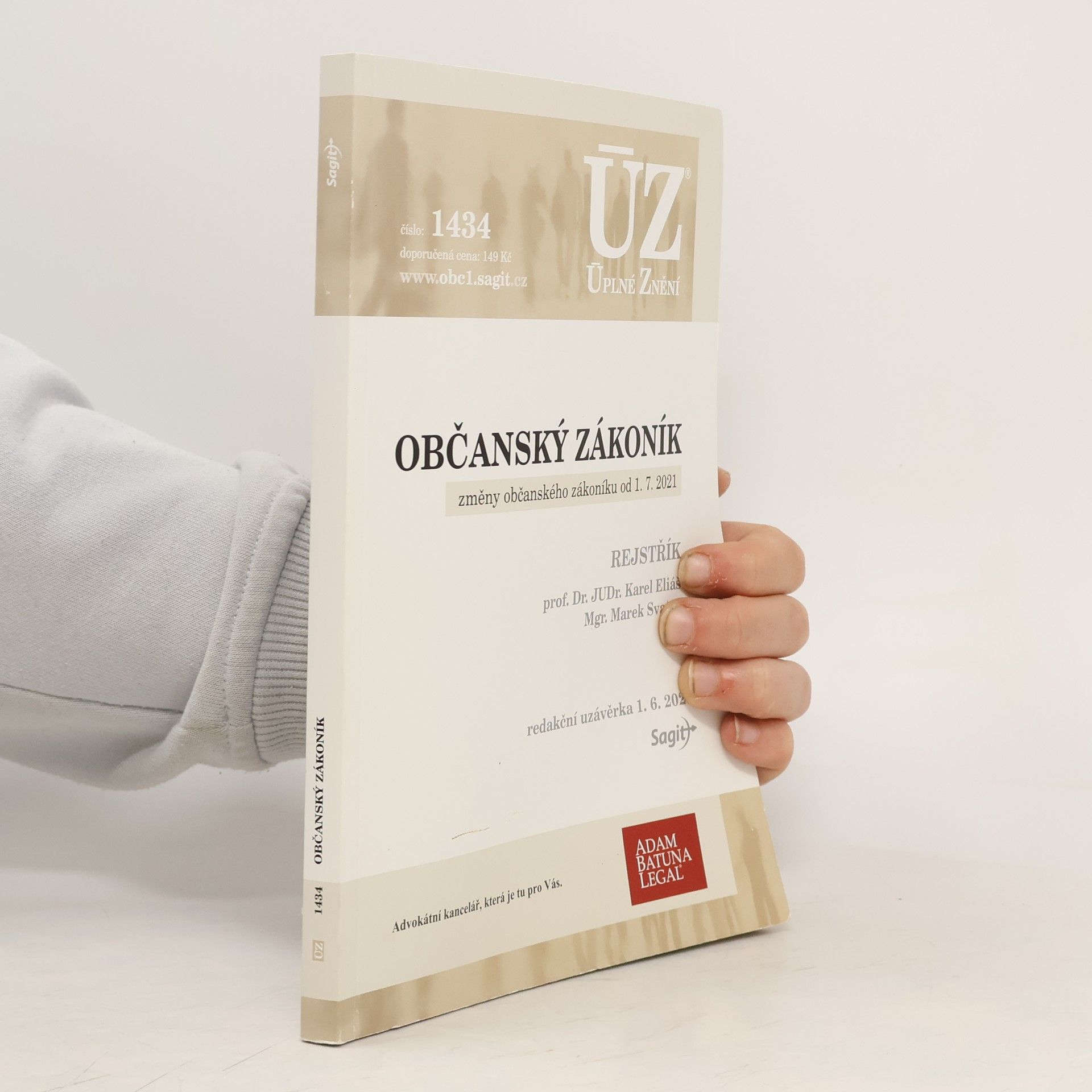 Karel Eliáš ÚZ 1434: Občanský zákoník