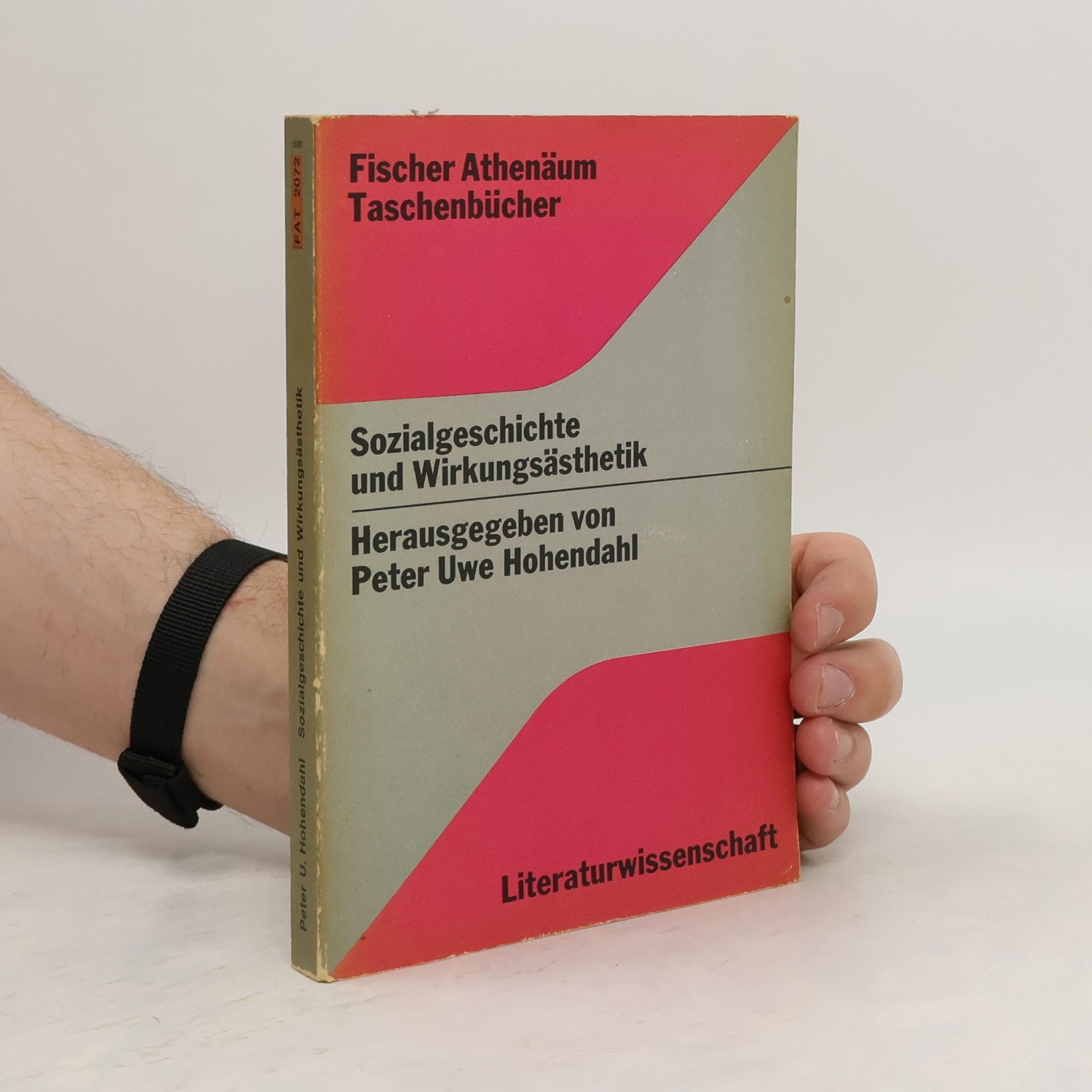 Peter Uwe Hohendahl Sozialgeschichte und Wirkungsästhetik